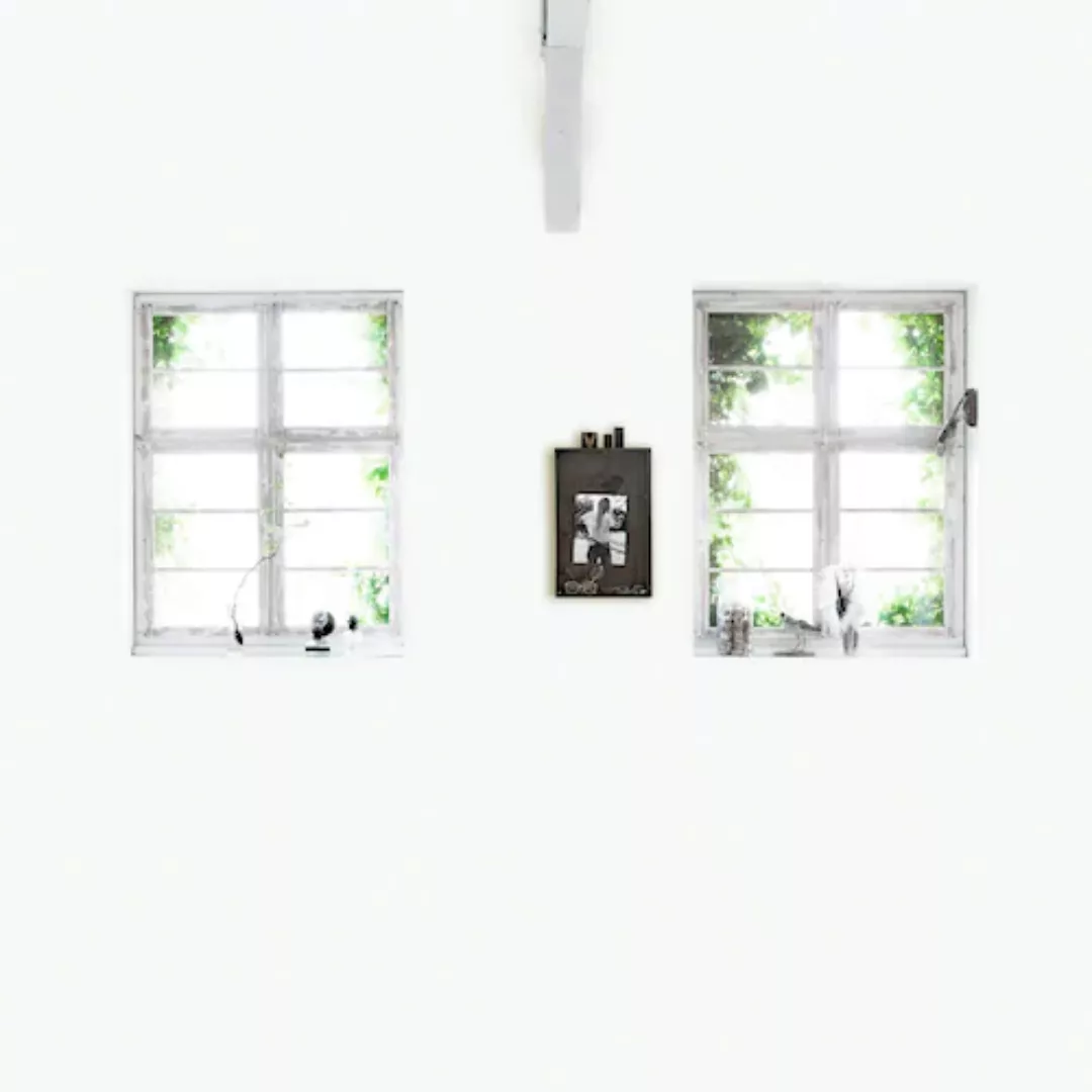 vtwonen Fototapete »Fenster«, 3D-Optik, Weiß - 300x300cm günstig online kaufen