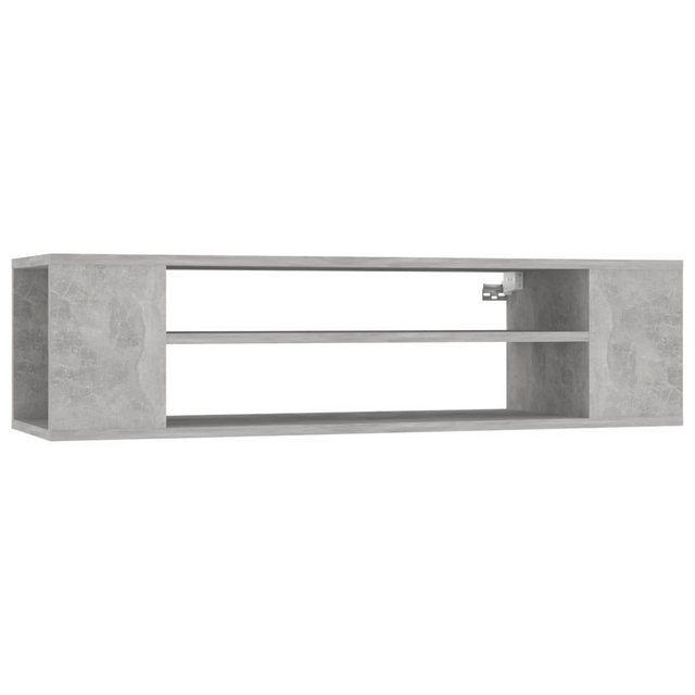 furnicato TV-Schrank TV-Hängeschrank Betongrau 100x30x26,5 cm Holzwerkstoff günstig online kaufen