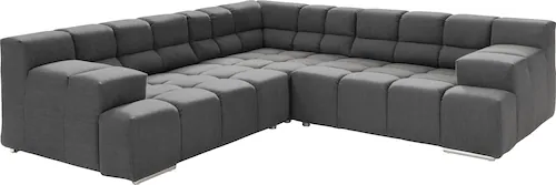 designwerk Ecksofa "Temple L-Form, tolles Designsofa", mit Sitztiefenverste günstig online kaufen