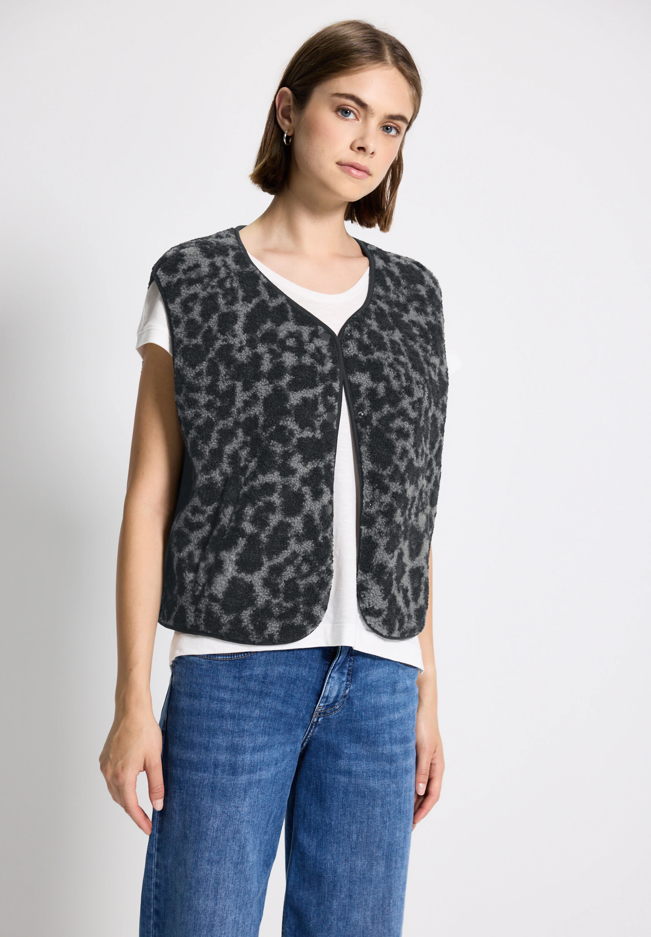 STREET ONE STUDIO Fellweste günstig online kaufen