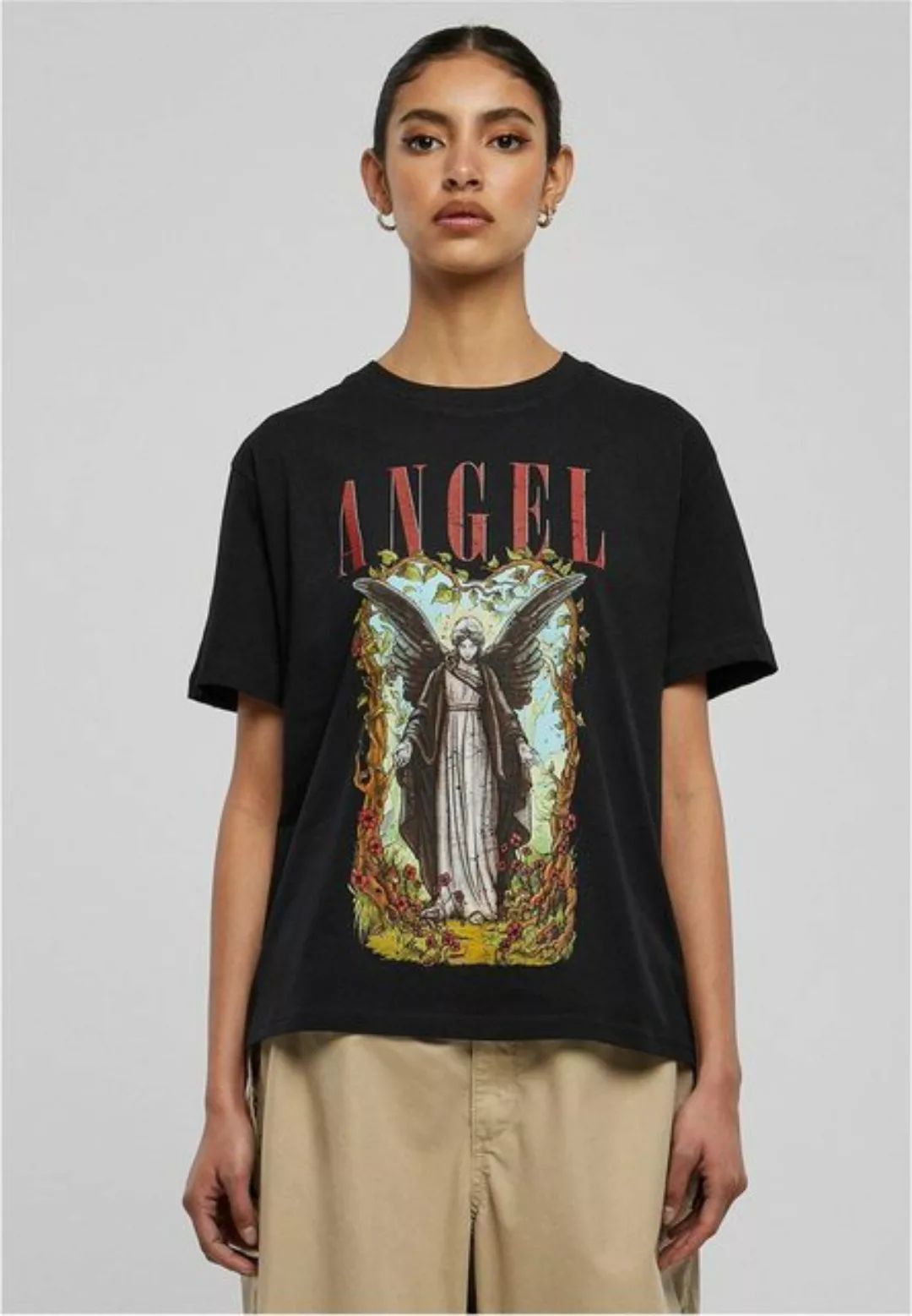 MisterTee Kurzarmshirt Damen Angel Tee (1-tlg) günstig online kaufen