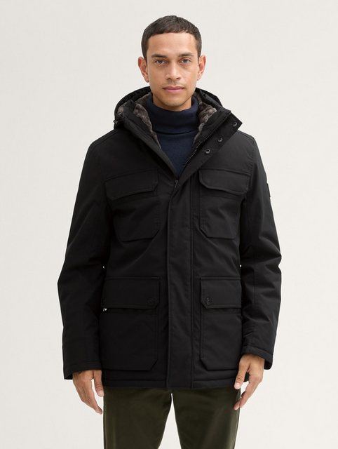 TOM TAILOR Winterjacke Jacke mit abnehmbarer Kapuze mit Innentasche günstig online kaufen