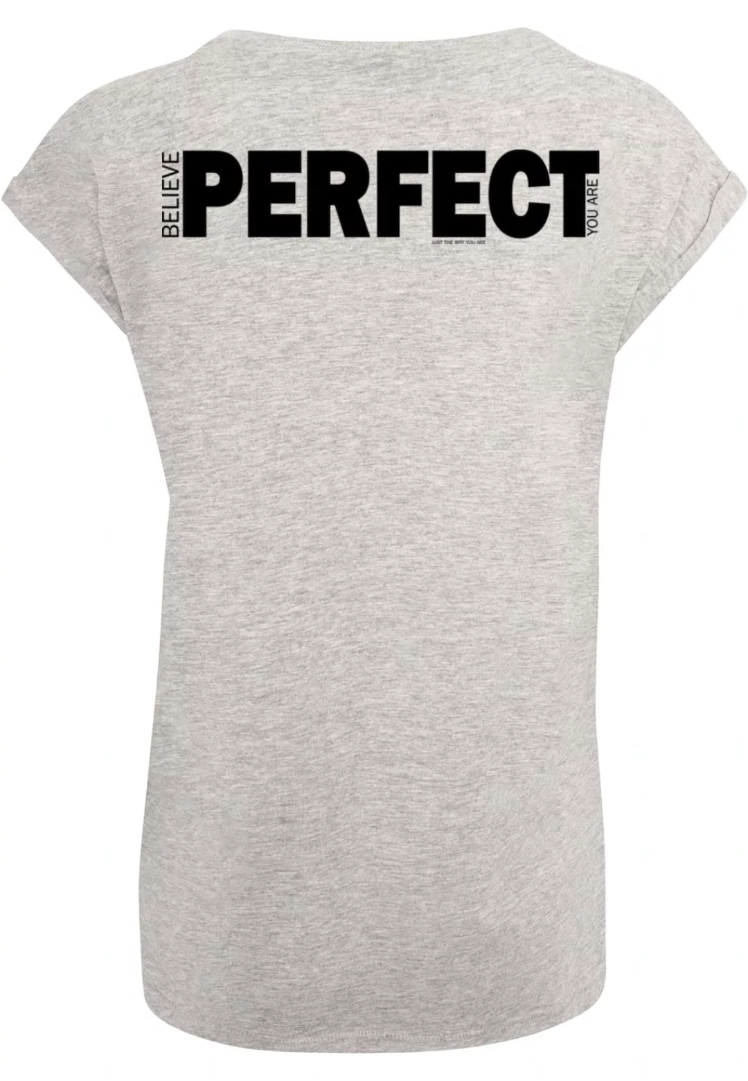 Merchcode T-Shirt "Merchcode Damen Ladies Believe Front Extended Shoulder T günstig online kaufen