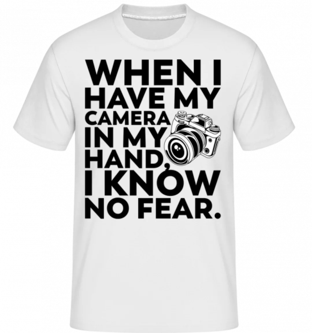 When I Have My Camera In My Hand · Shirtinator Männer T-Shirt günstig online kaufen