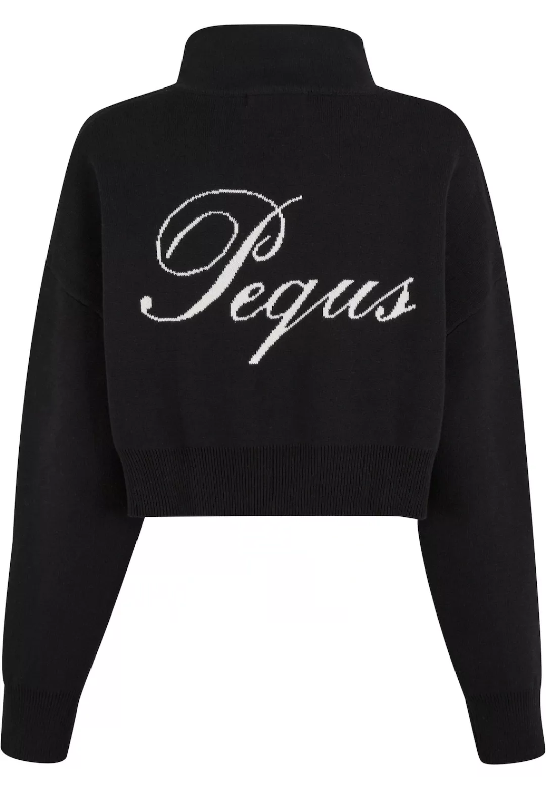 PEQUS Kapuzenpullover "PEQUS PEQUS Cropped Handwritten Logo Knit Sweater" günstig online kaufen