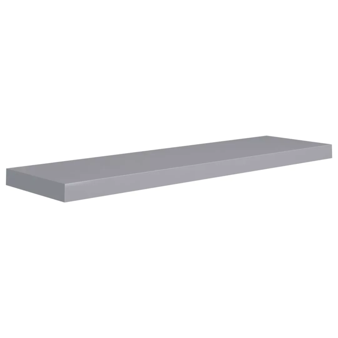 Schwebendes Wandregal Grau 90x23,5x3,8 Cm Mdf günstig online kaufen