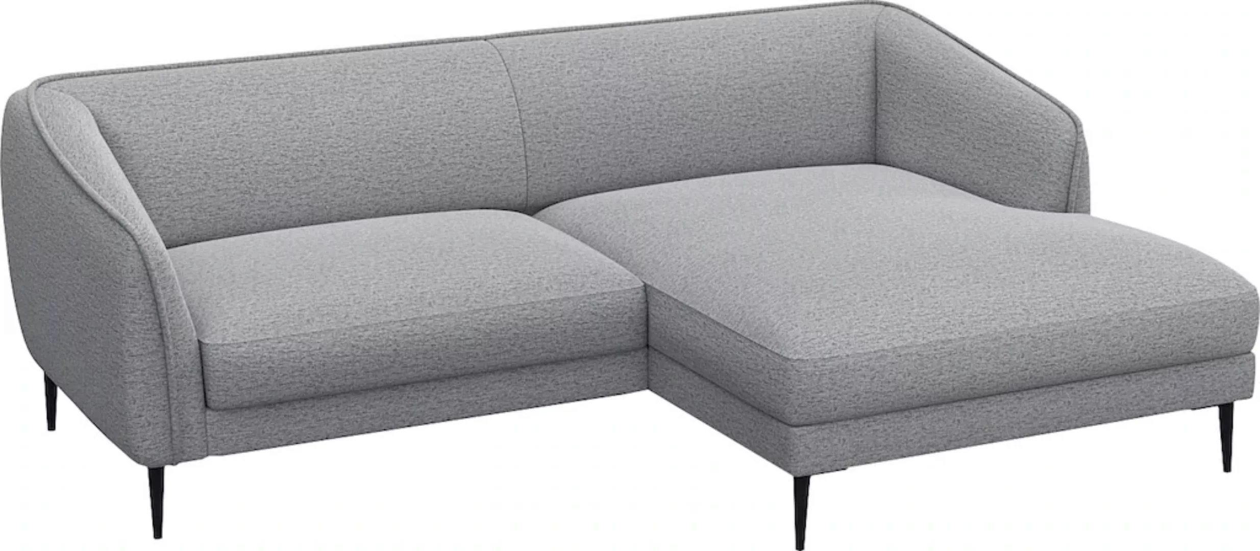 FLEXLUX Ecksofa "Belle Designsofa, bequem durch Kaltschaum im Sitz", Skandi günstig online kaufen