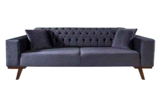 Xlmoebel Sofa Design Dreisitzer Moderner grauer Sofa Möbel, 1 Teile, Herges günstig online kaufen