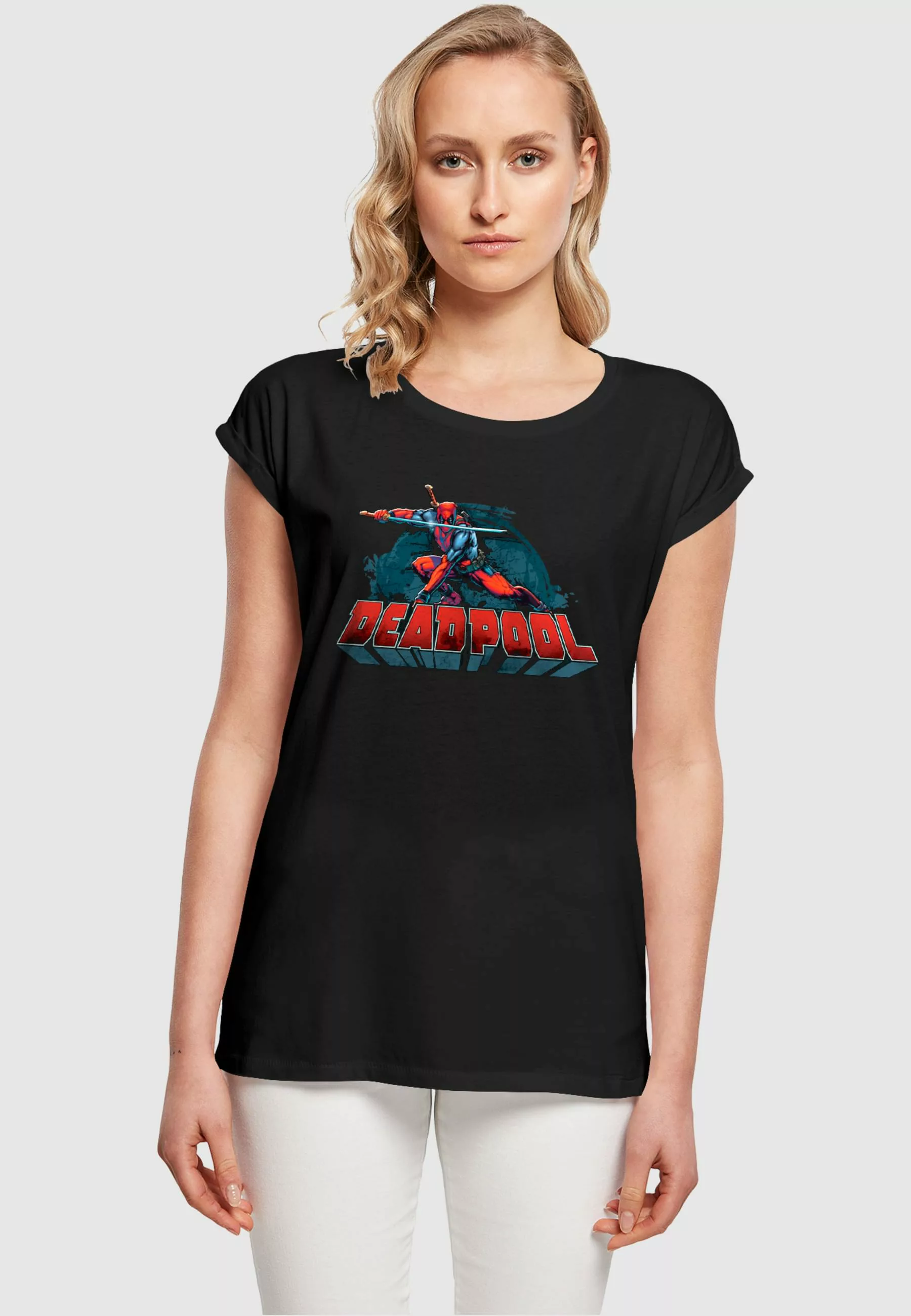 ABSOLUTE CULT T-Shirt "ABSOLUTE CULT Damen Ladies Deadpool - Sword Logo T-S günstig online kaufen