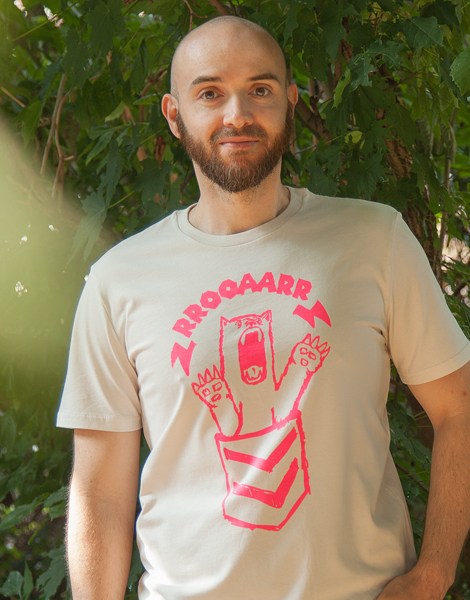 Bärta Brüllbärin - Fair Wear Männer Bio T-shirt - Natur günstig online kaufen