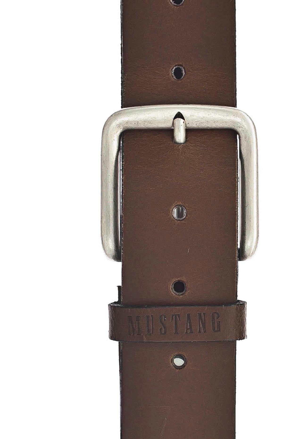 MUSTANG Ledergürtel Klassische Dornschließe in leichter günstig online kaufen