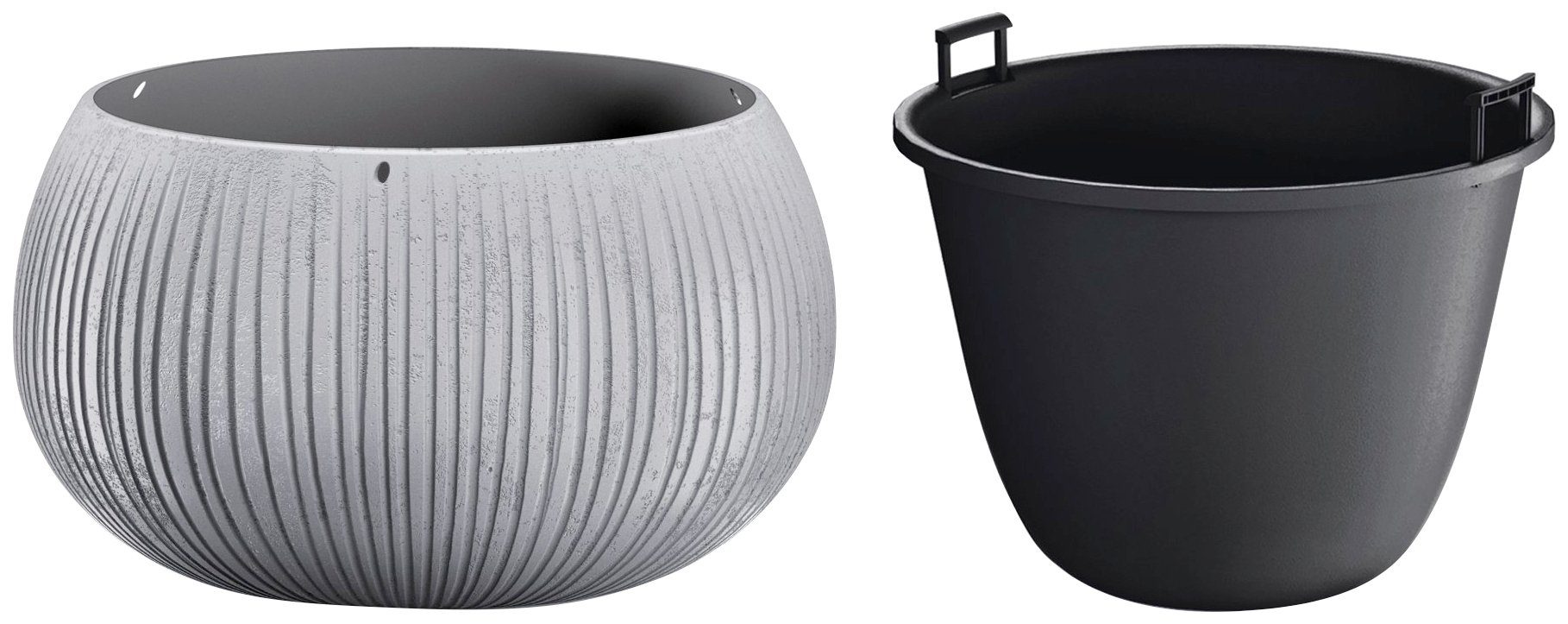Prosperplast Blumentopf Beton Bowl (1 St), günstig online kaufen