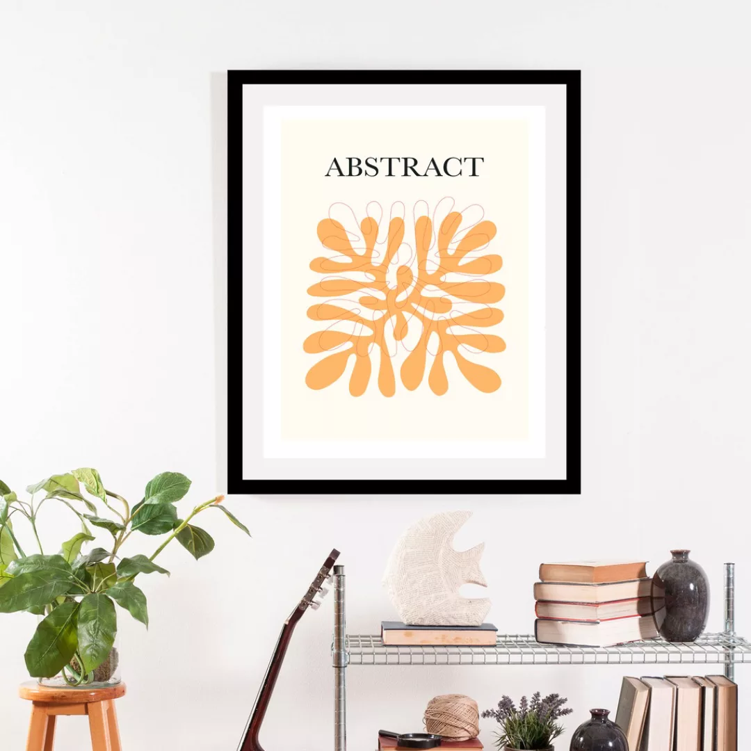 queence Bild "Abstract", (1 St.), HD Premium Poster-Druck inkl. Holzrahmen günstig online kaufen