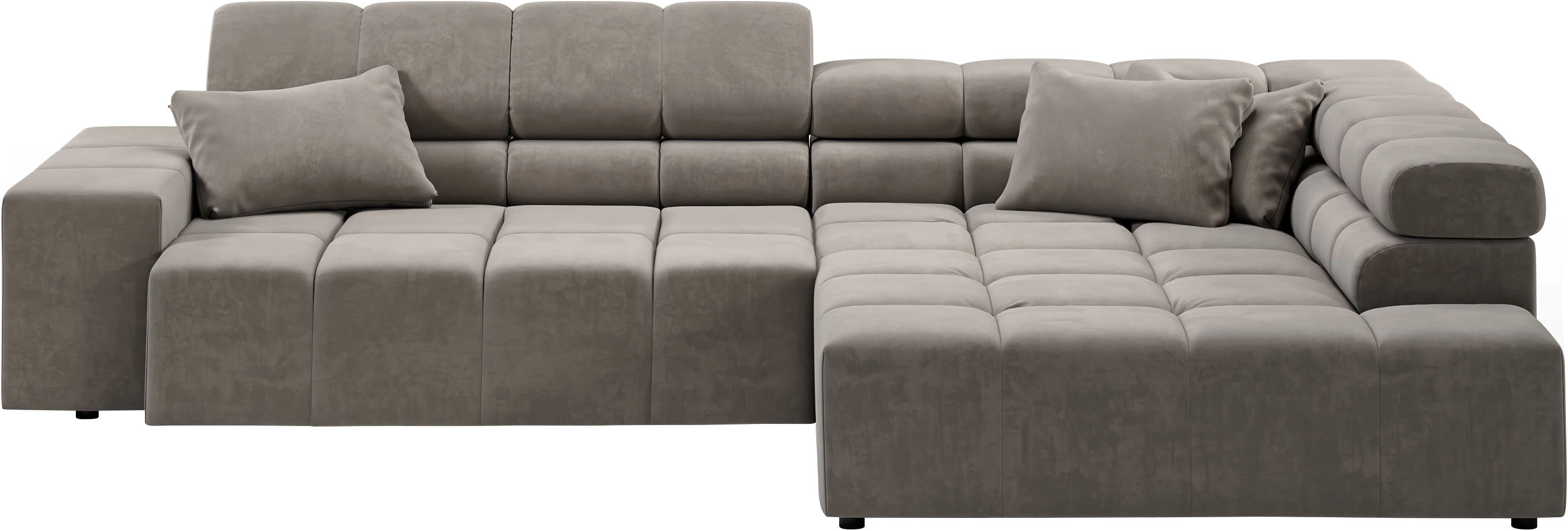 INOSIGN Ecksofa "Ancona incl. Kopfteilverstellung, Breite 319cm, L-Form", w günstig online kaufen