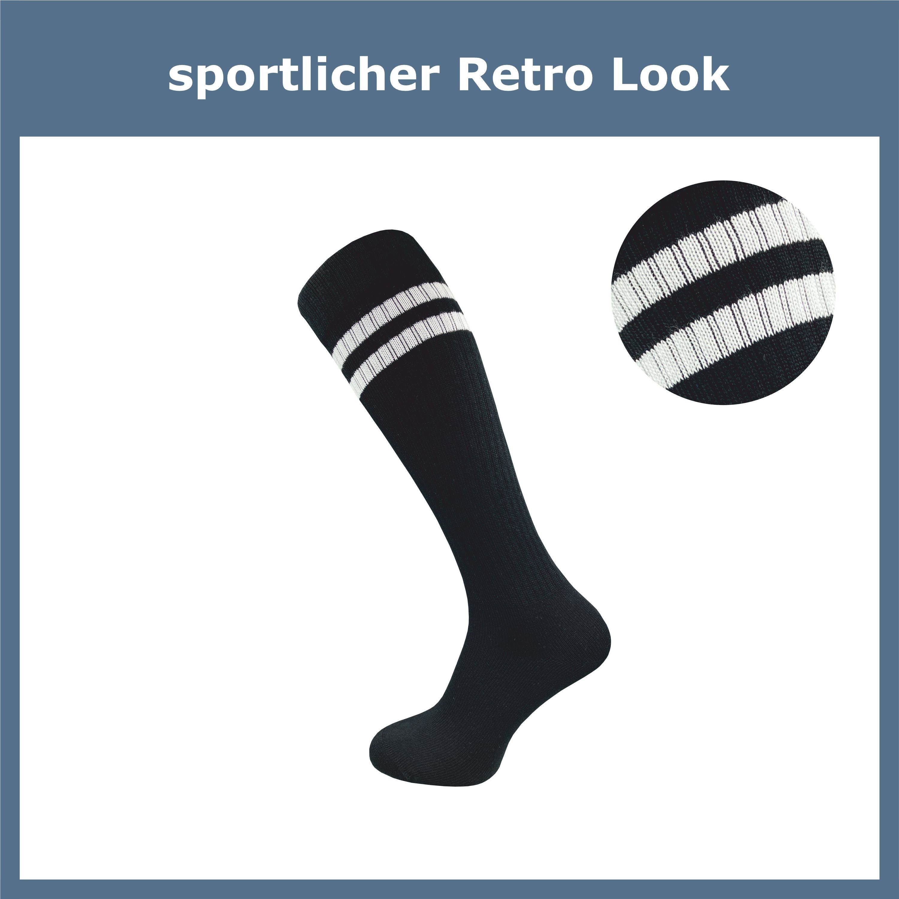 GAWILO Kniestrümpfe Retro für Damen mit günstig online kaufen