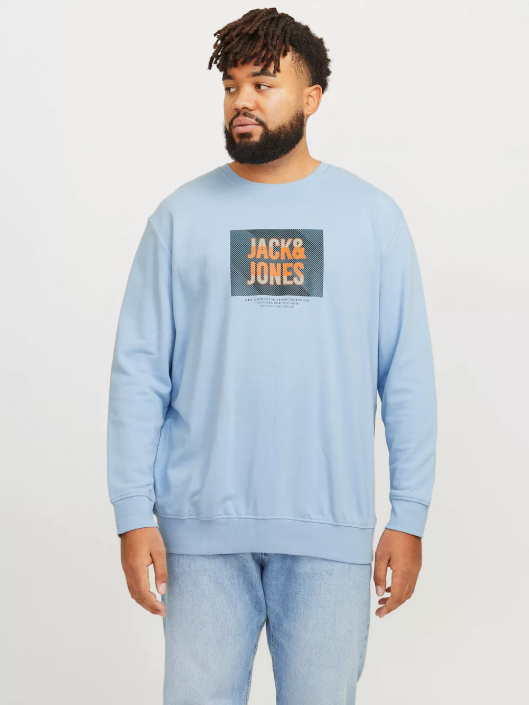 Jack & Jones PlusSize Sweatshirt "JJHUDSON SWEAT CREW NECK PLS" günstig online kaufen