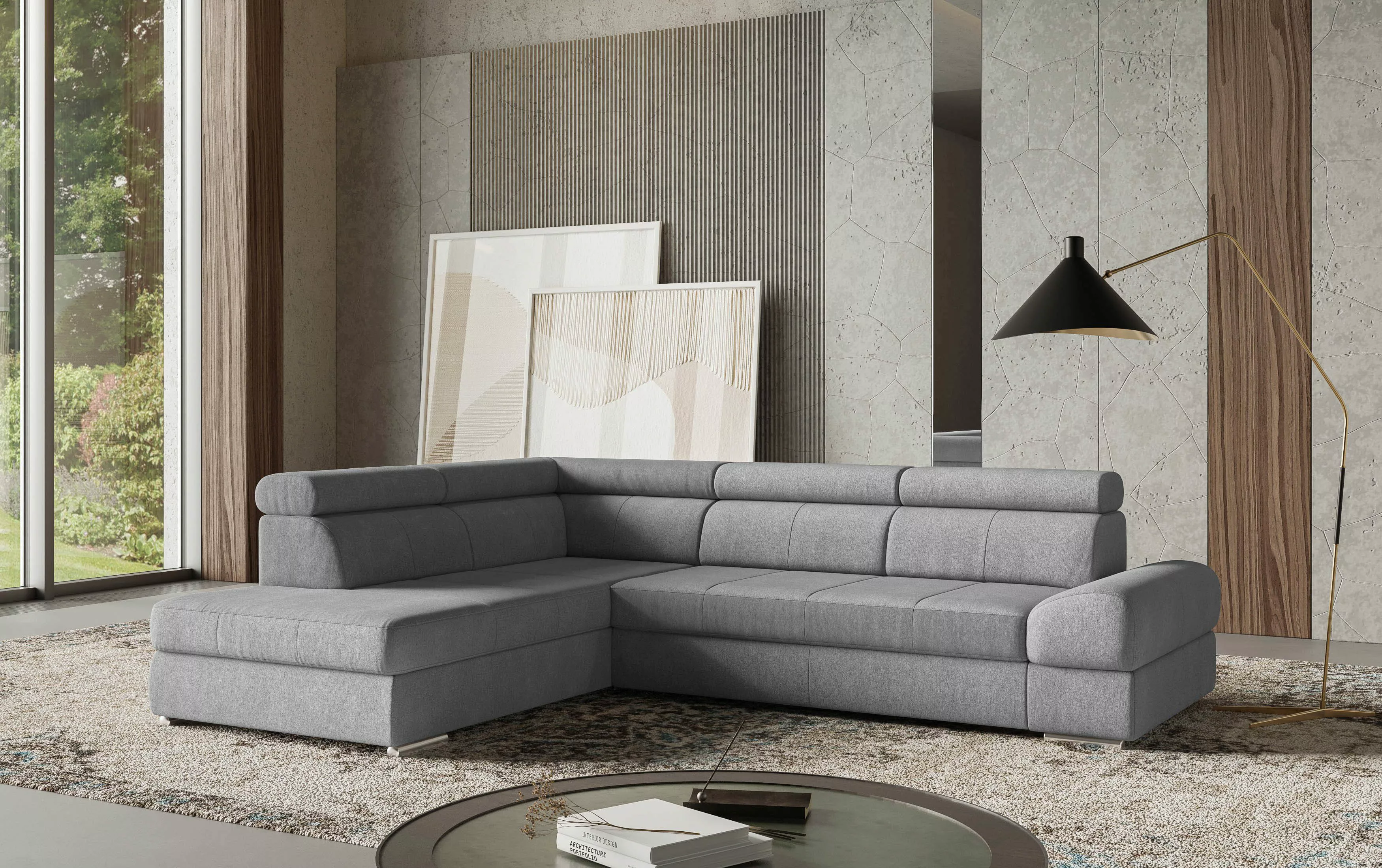 sit&more Ecksofa "Broadway L-Form", mit verstellbaren Kopfteilen, wahlweise günstig online kaufen
