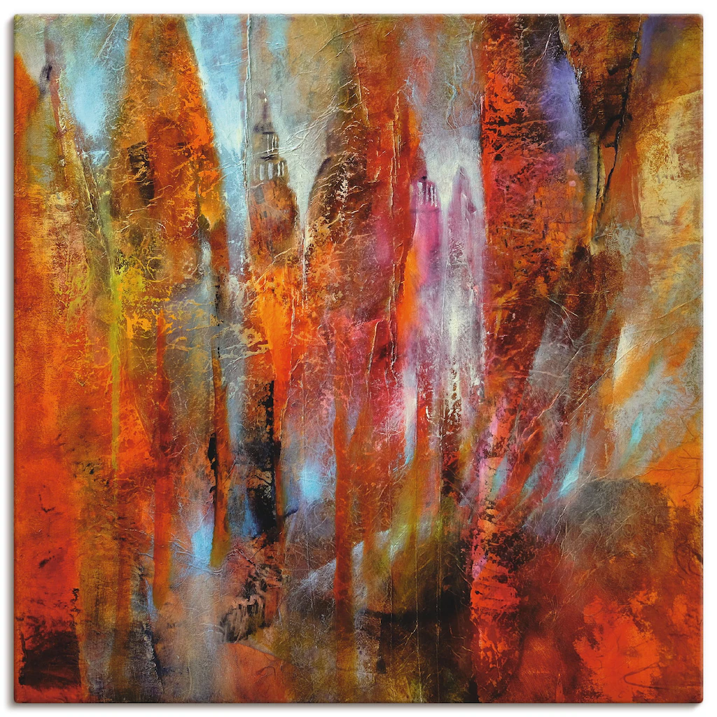 Artland Leinwandbild "Frühling in der Schlossallee", Gebäude, (1 St.), auf günstig online kaufen