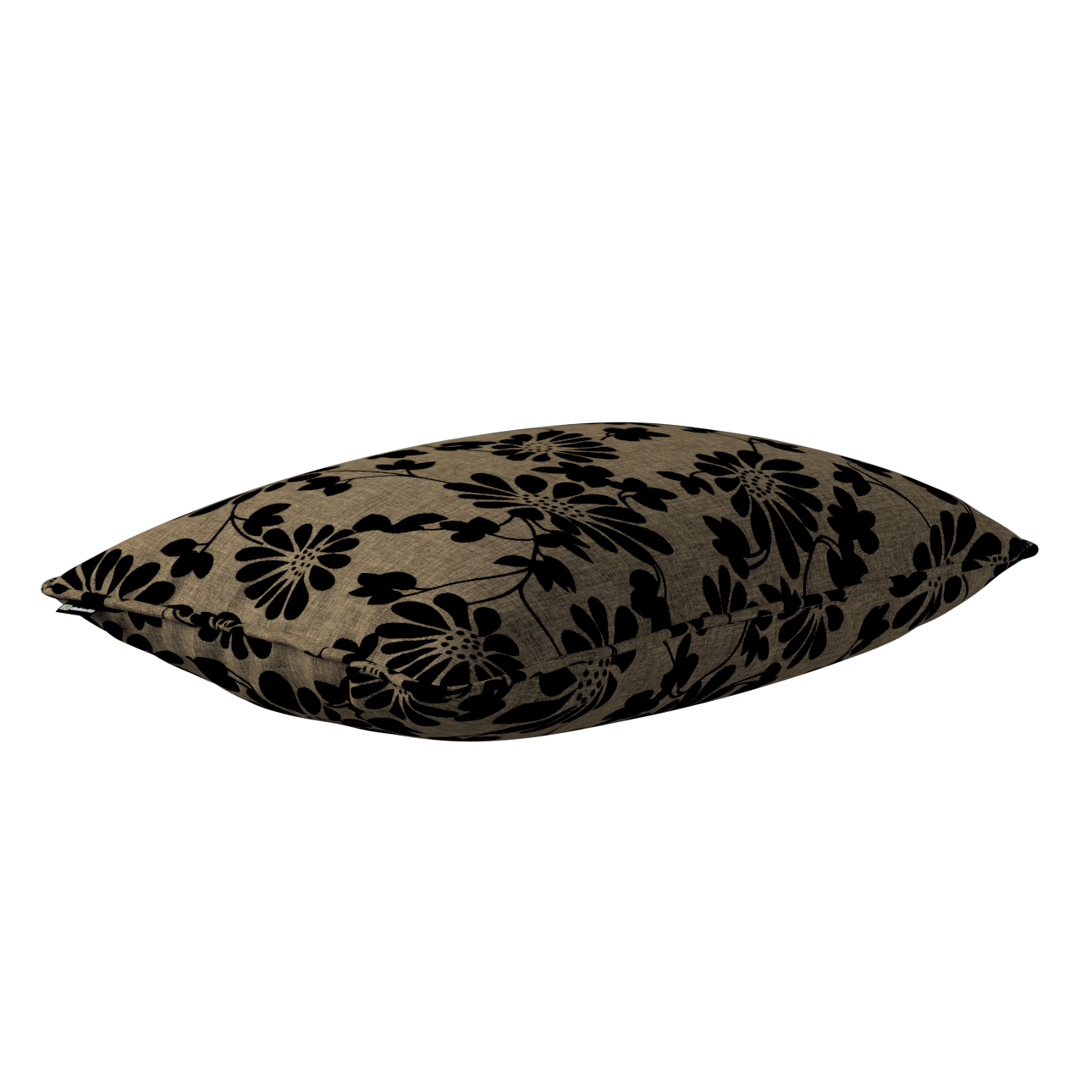 Kissenhülle Gabi mit Paspel 60x40cm, beige-schwarz, 60 x 40 cm, Living II ( günstig online kaufen