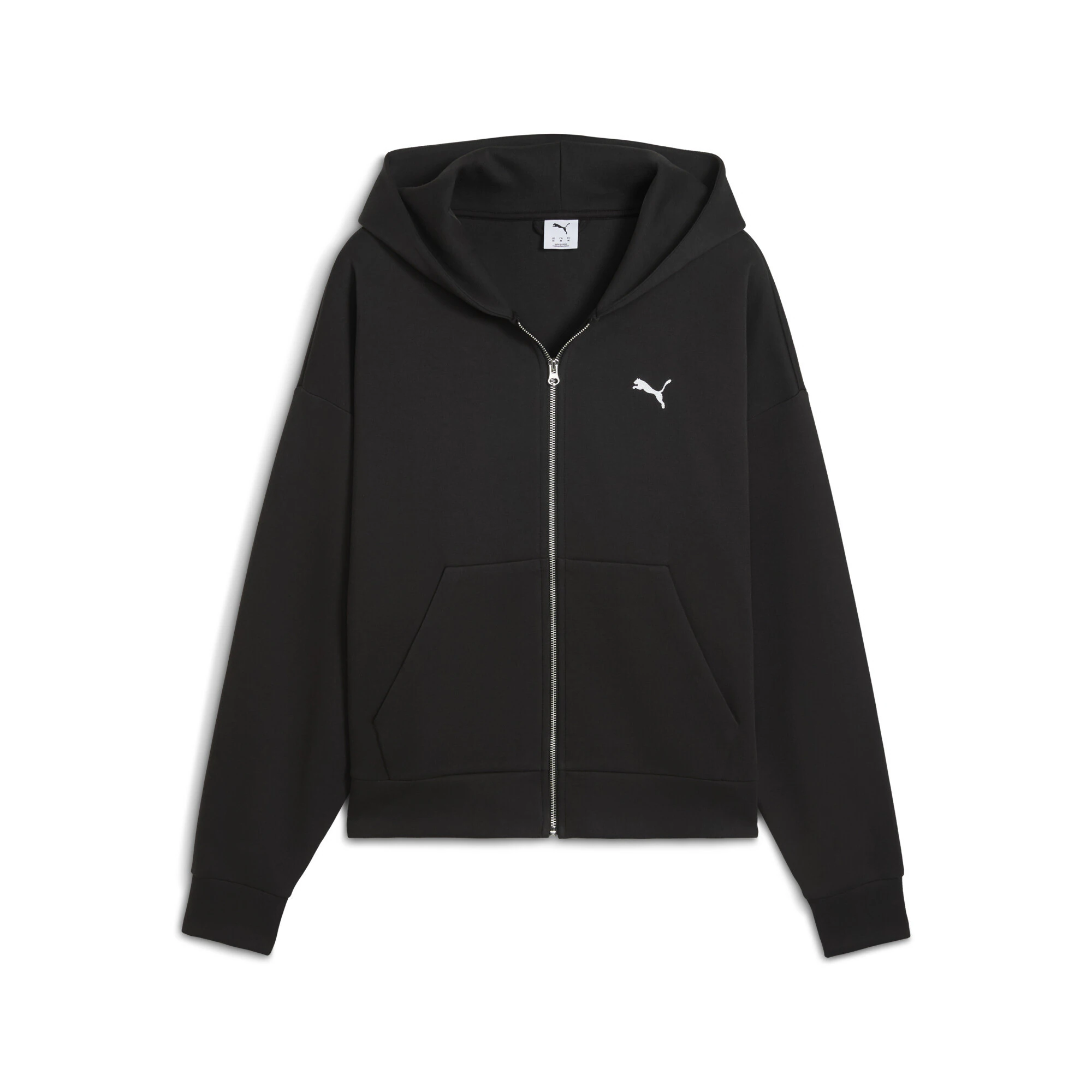 PUMA Sweatjacke "Wardrobe Essentials Boxy Kapuzenjacke Herren" günstig online kaufen