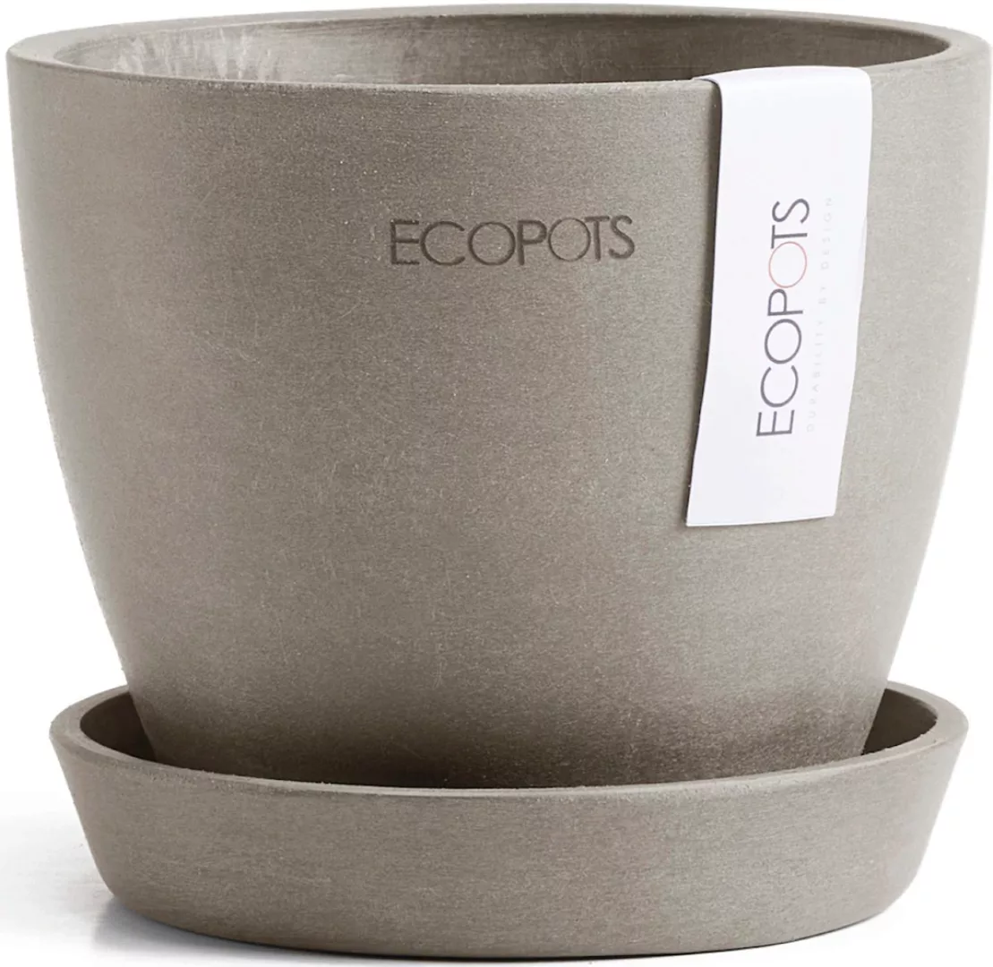 ECOPOTS Blumentopf "Antwerp Mini 11 Taupe", für den Innenbereich günstig online kaufen