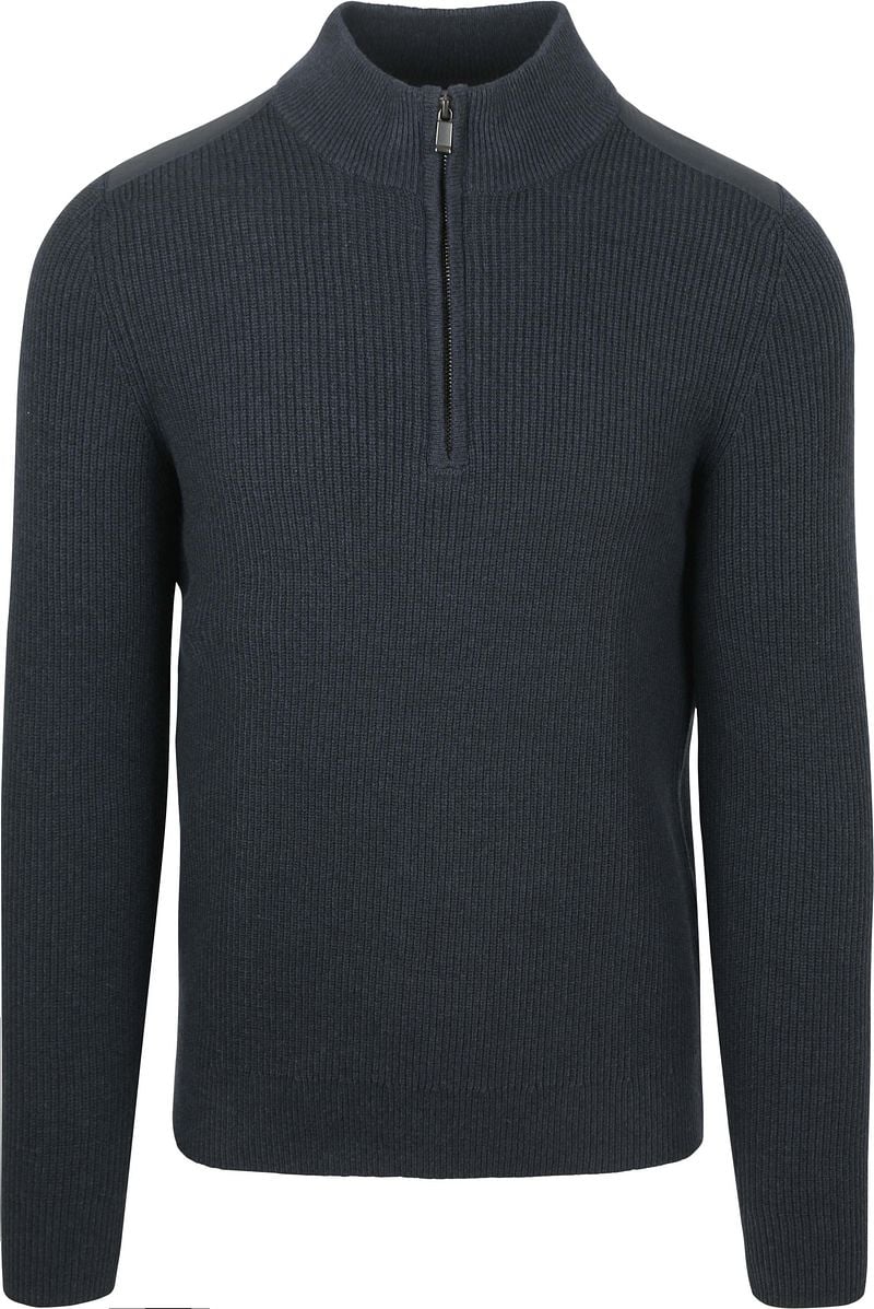 Suitable Half Zip Pullover Patch Navy - Größe XL günstig online kaufen
