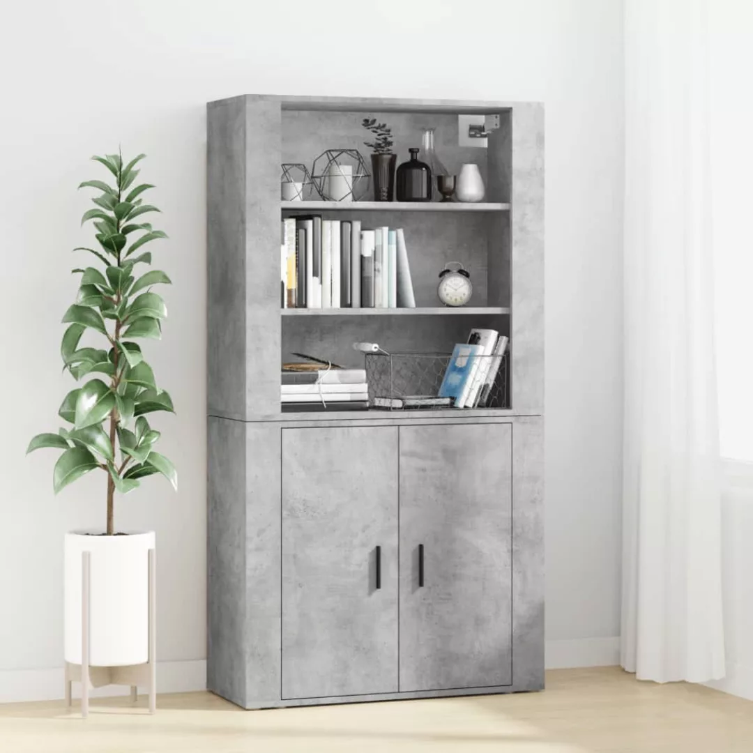 Vidaxl Highboard Betongrau Holzwerkstoff günstig online kaufen