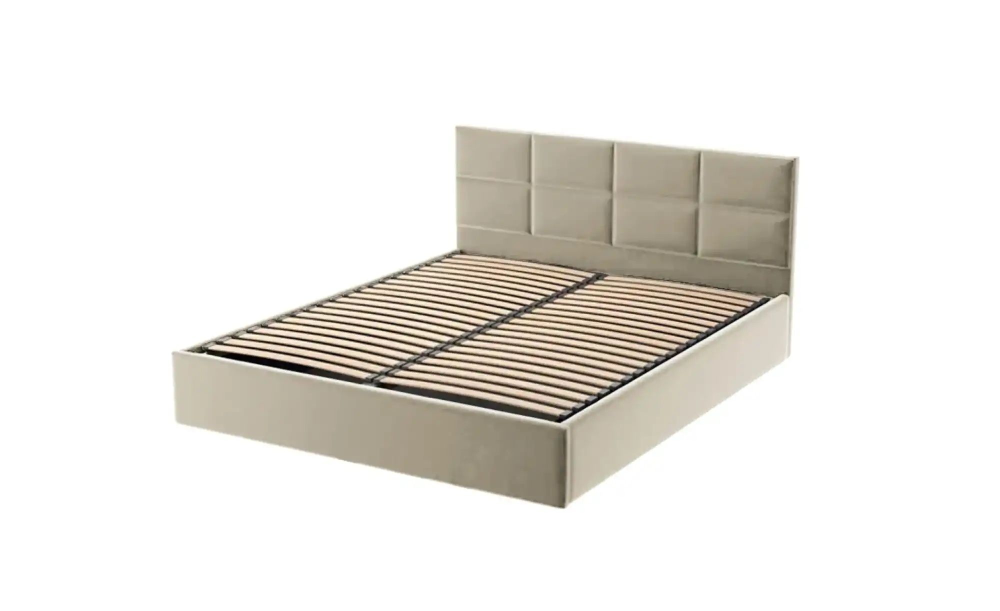 Polsterbett mit Bettkasten Gobi ¦ beige ¦ Maße (cm): B: 129 H: 90 Betten > günstig online kaufen