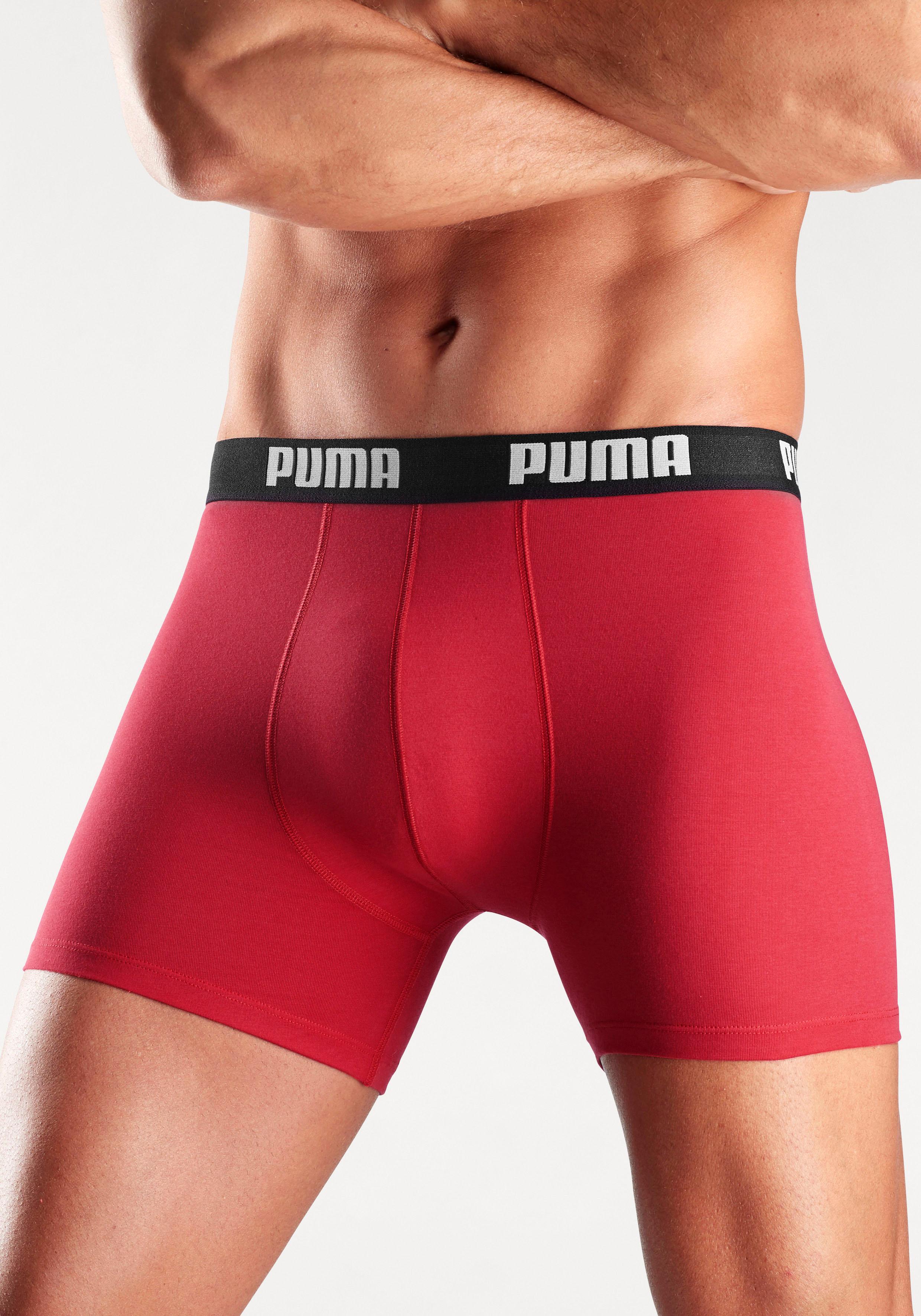 PUMA Boxer, (Packung, 3er-Pack), mit Marken-Logo im Bund günstig online kaufen