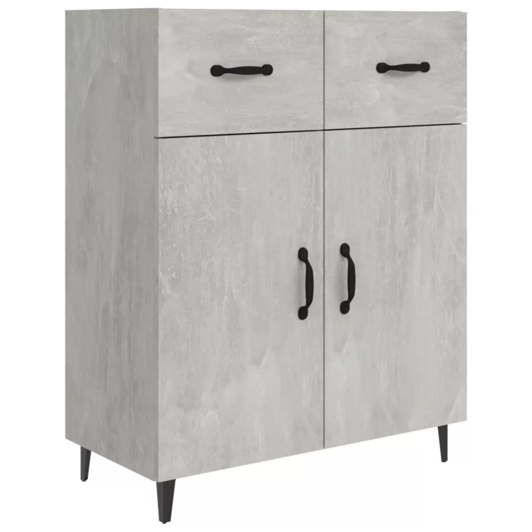 Vidaxl Sideboard Betongrau 69,5x34x90 Cm Holzwerkstoff günstig online kaufen