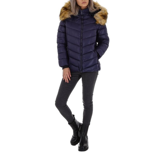 Ital-Design Winterjacke Damen Freizeit Kapuze (abnehmbar) Gefüttert Winterj günstig online kaufen