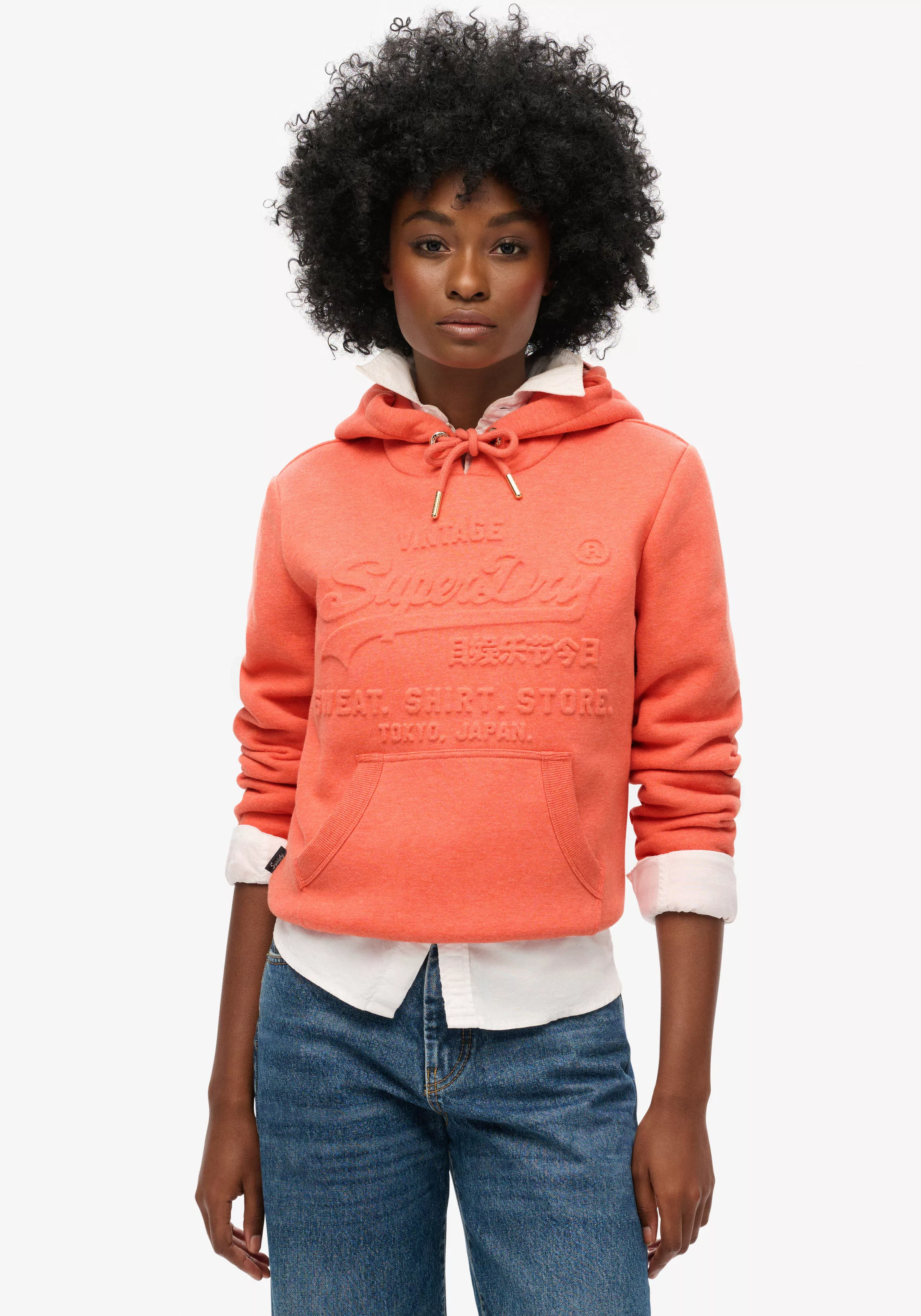 Superdry Kapuzensweatshirt EMBOSSED VL GRAPHIC HOODIE günstig online kaufen