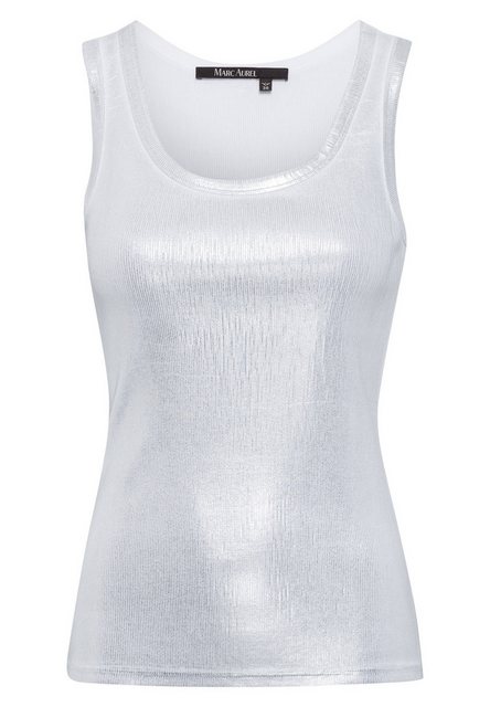 MARC AUREL Tanktop in Metallic Optik günstig online kaufen