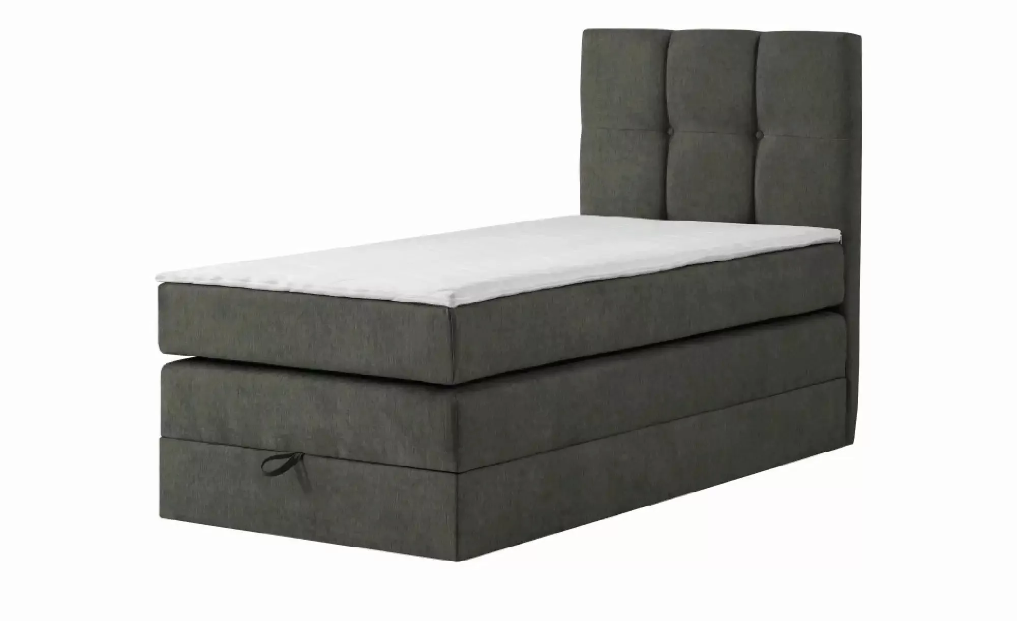 Boxspringbett mit Bettkasten Leeds ¦ grau Betten > Einzelbetten - Höffner günstig online kaufen