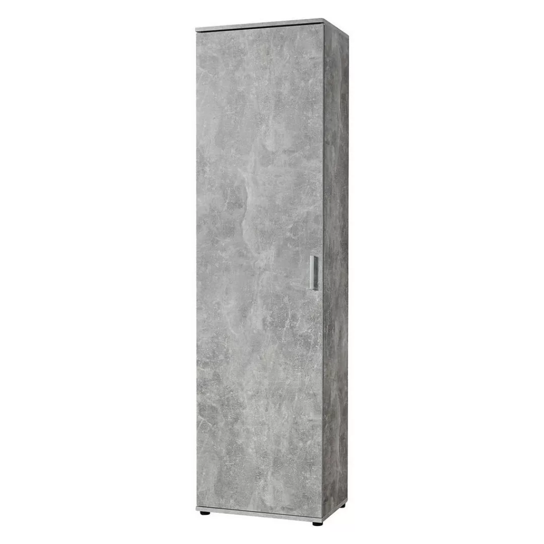 Mehrzweckschrank Kreta Beton Optik B/H/T: ca. 50x184x34,5 cm günstig online kaufen