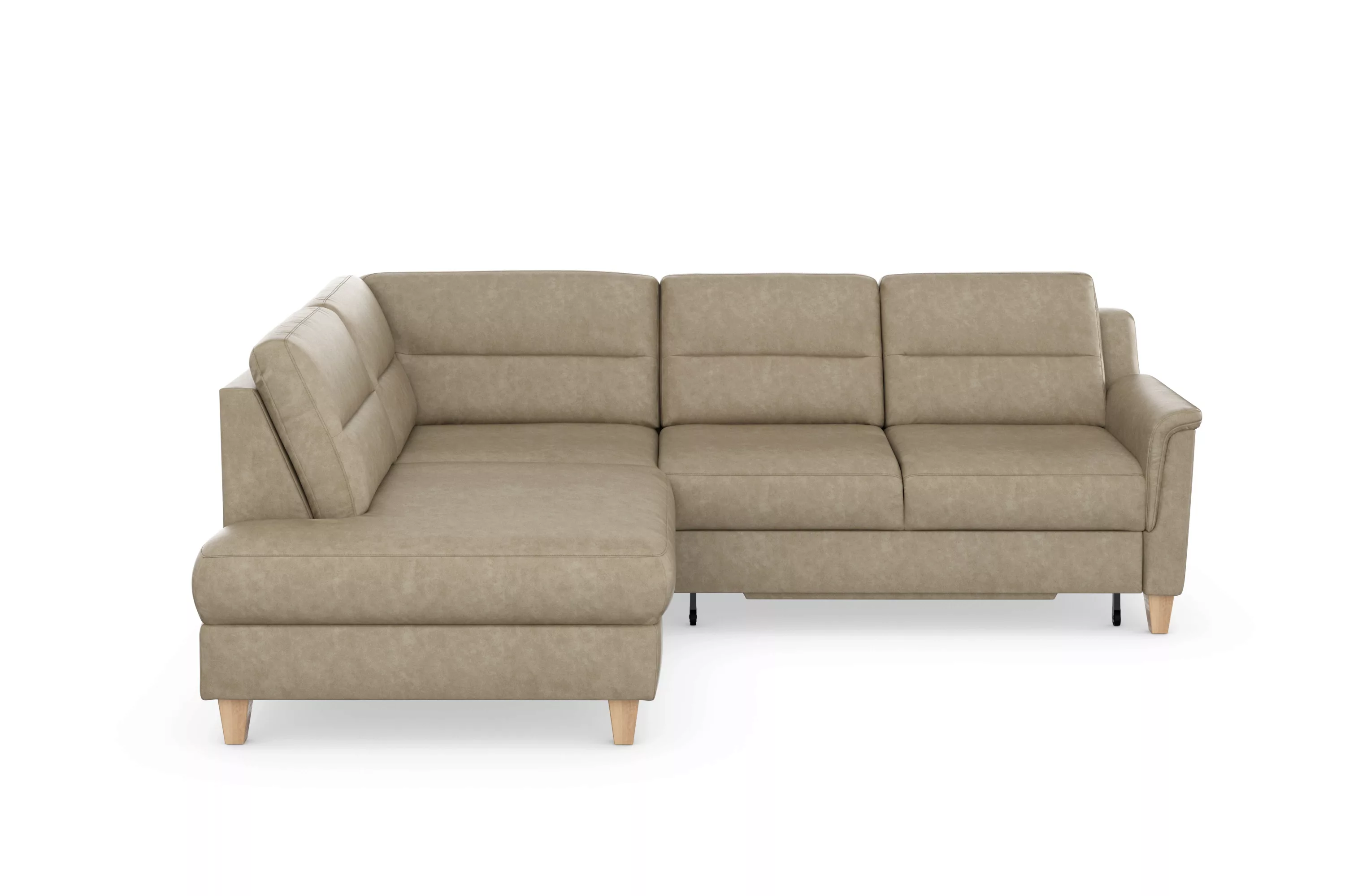 sit&more Ecksofa "Farö L-Form", inklusive Federkern, wahlweise mit Bettfunk günstig online kaufen
