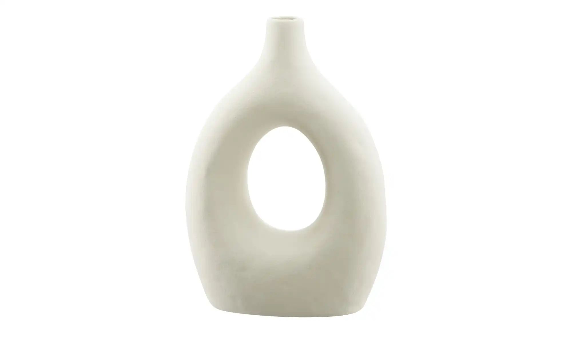 HOME STORY Vase ¦ weiß ¦ Porzellan ¦ Maße (cm): B: 7 H: 19,7 Accessoires > günstig online kaufen