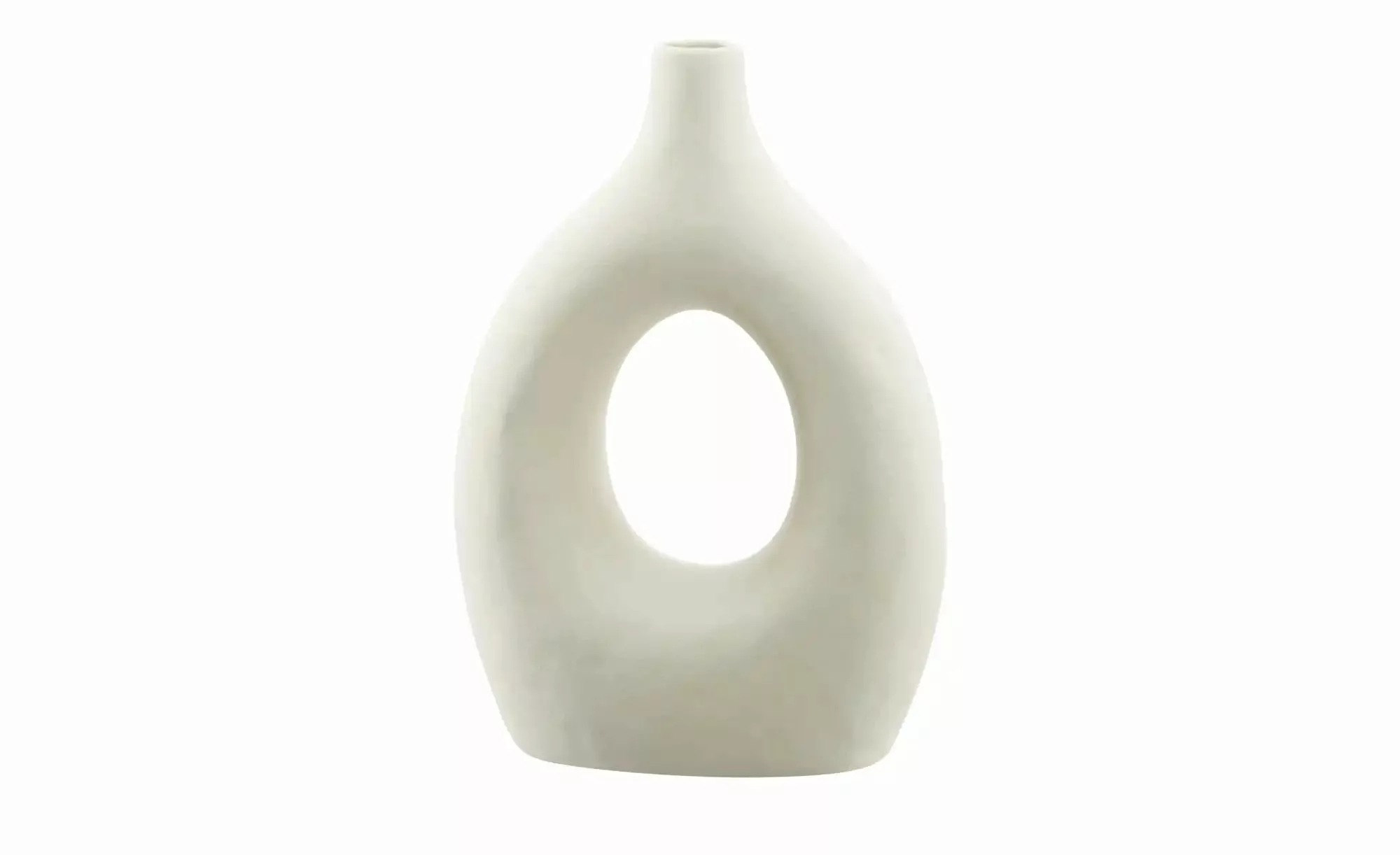 HOME STORY Vase   ¦ weiß ¦ Porzellan ¦ Maße (cm): B: 7 H: 19,7 Accessoires günstig online kaufen