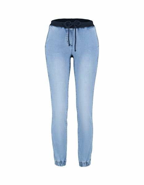 Jeans Mit Gummibund Aus Bio-baumwolle günstig online kaufen