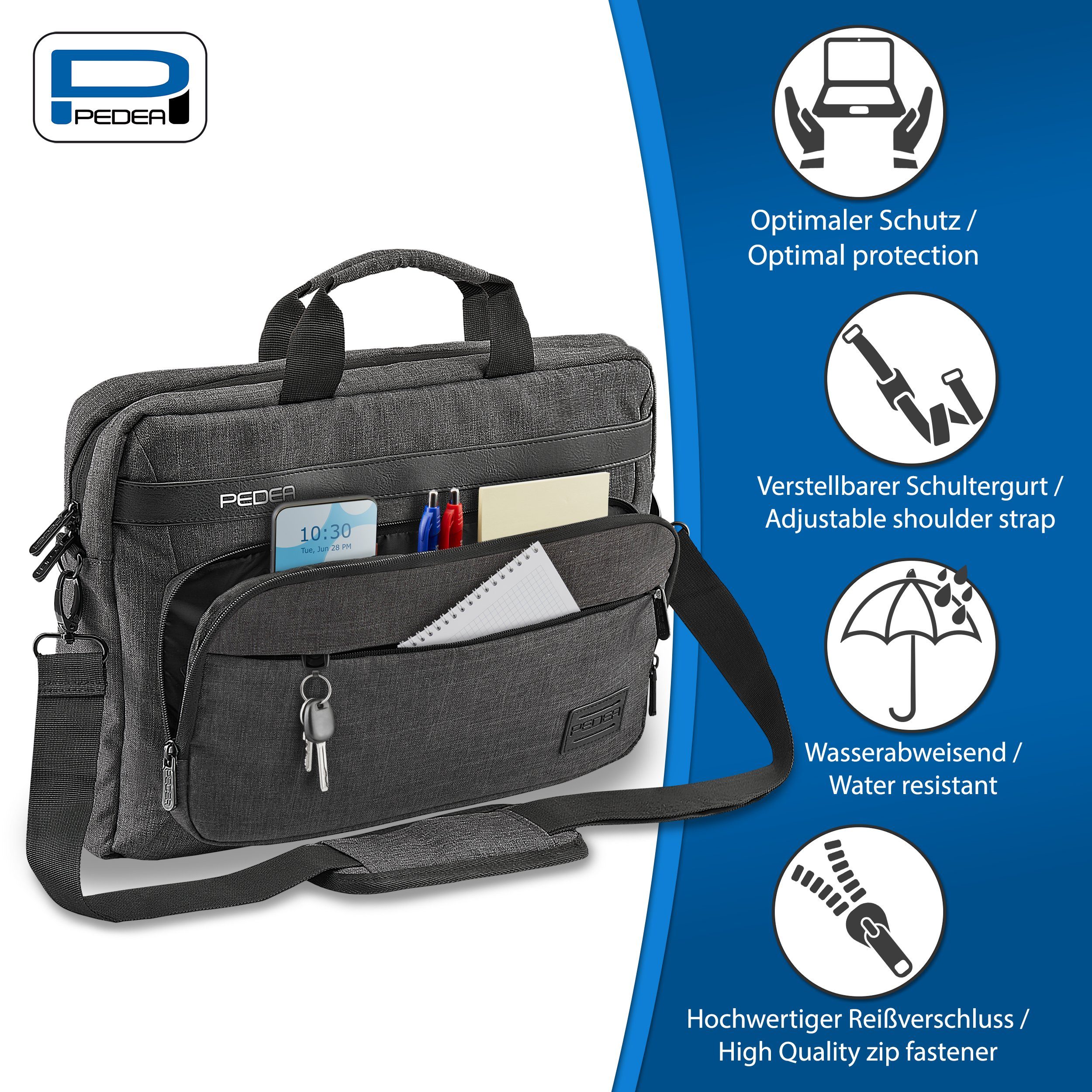 PEDEA Laptoptasche URBAN (für 15,6 Zoll günstig online kaufen