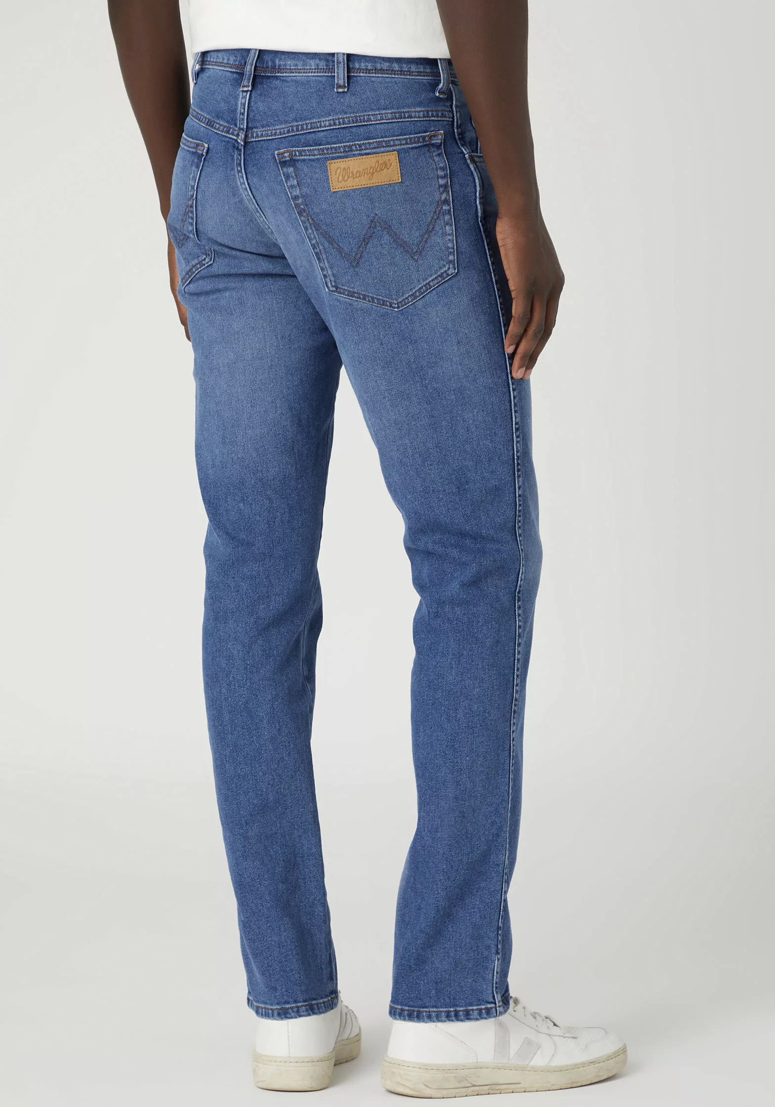 Wrangler Herren Jeans TEXAS SLIM - Slim Fit - Blau - The Maverick günstig online kaufen