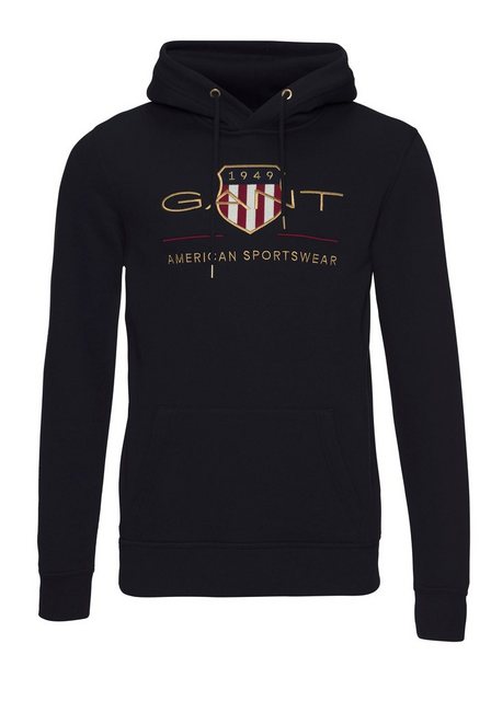 Gant Hoodie ARCHIVE SHIELD HOODIE mit plakativer Markenlogo-Stickerei günstig online kaufen