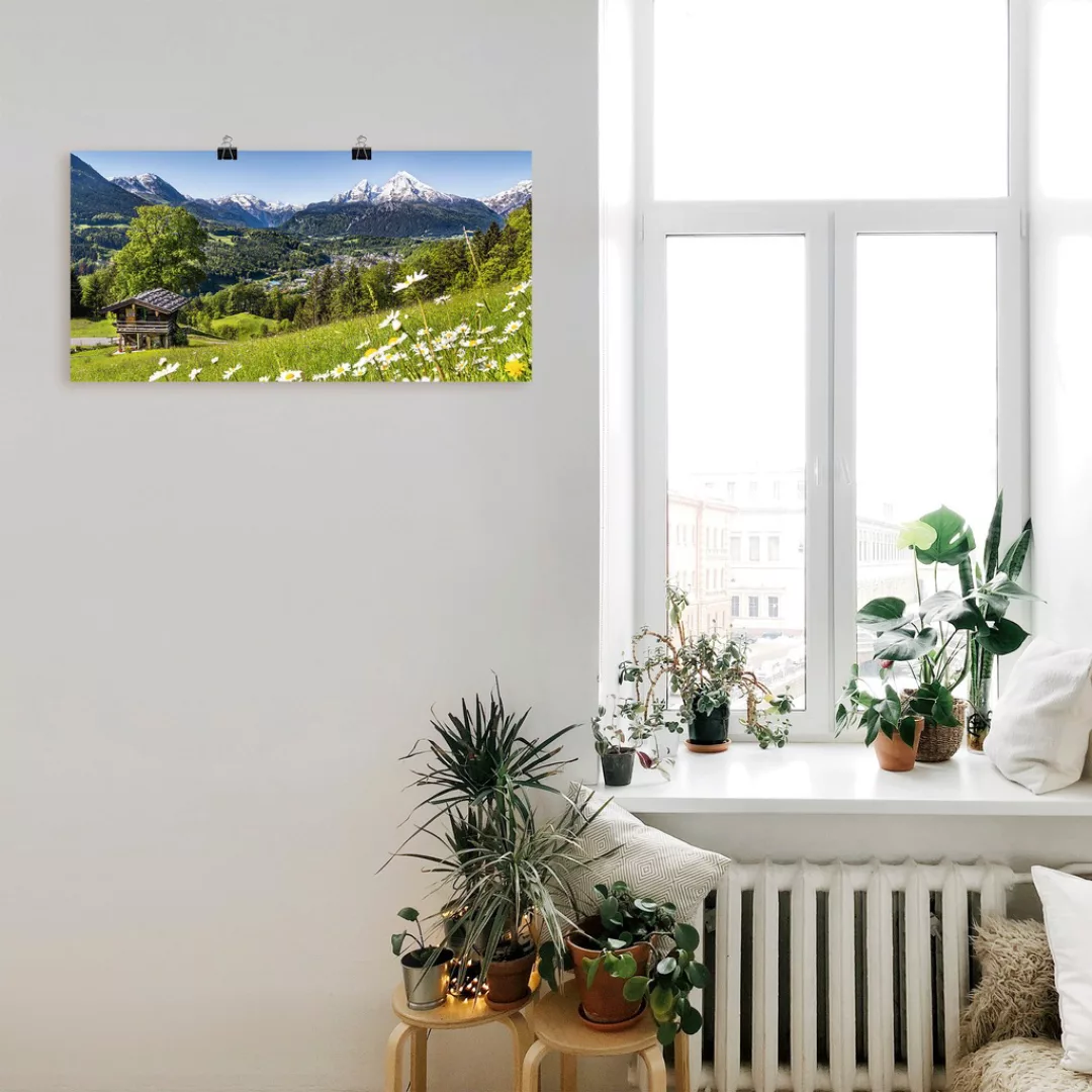 Artland Wandbild »Landschaft in den Bayerischen Alpen«, Berge, (1 St.), als günstig online kaufen