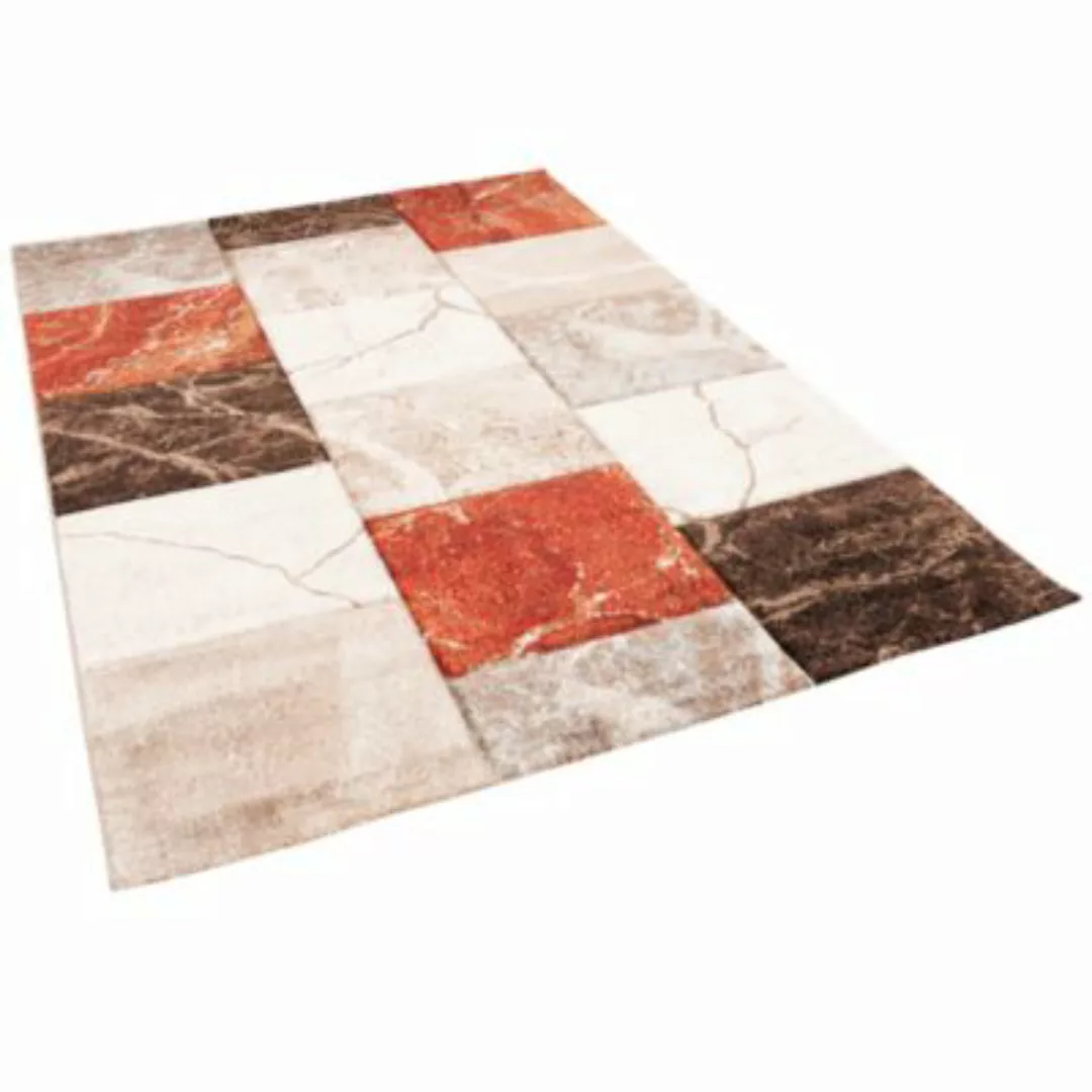 Pergamon Designer Teppich Maui Marmor Optik Teppiche terrakotta Gr. 120 x 1 günstig online kaufen