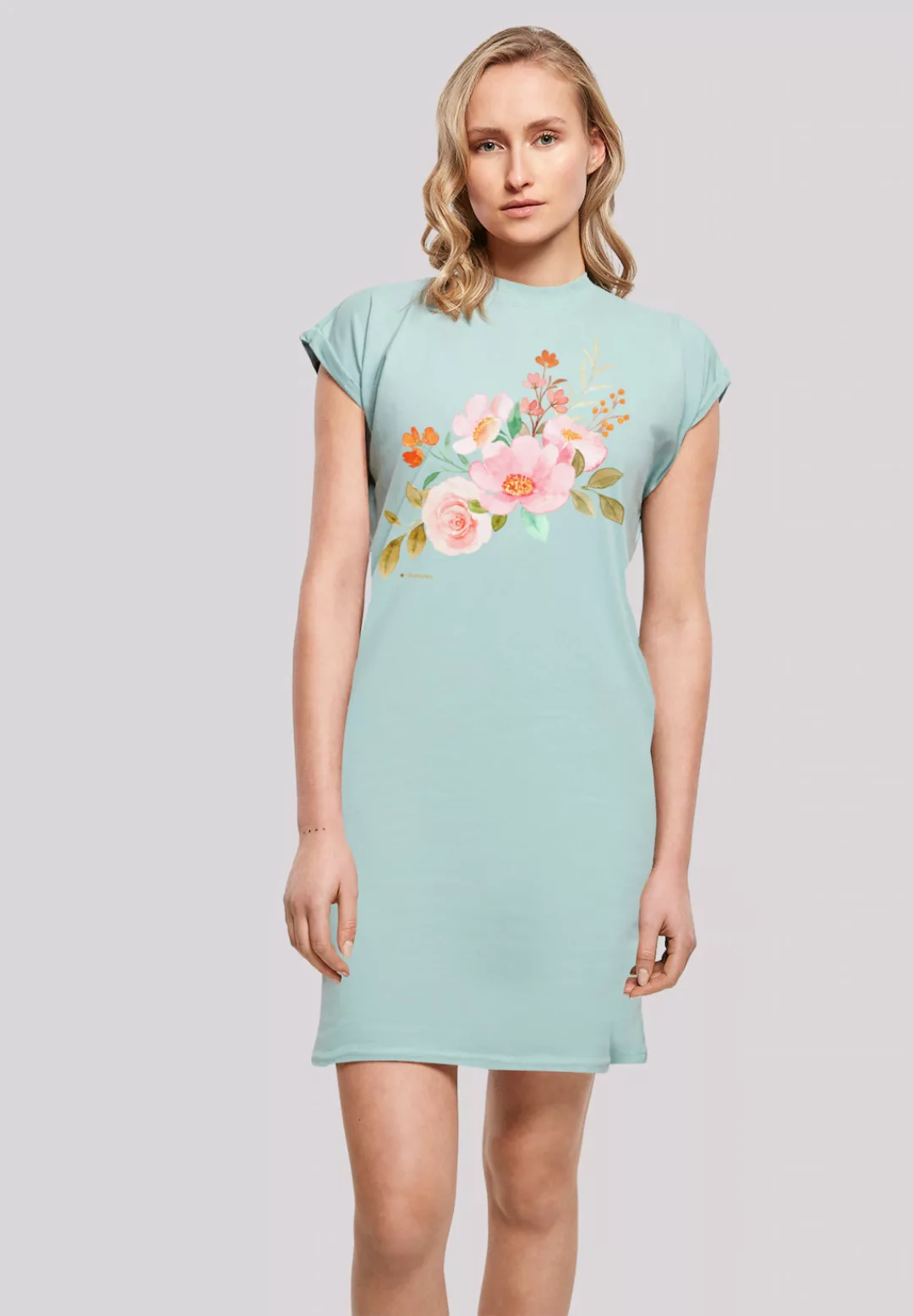 F4NT4STIC Shirtkleid "Blumen", Print günstig online kaufen