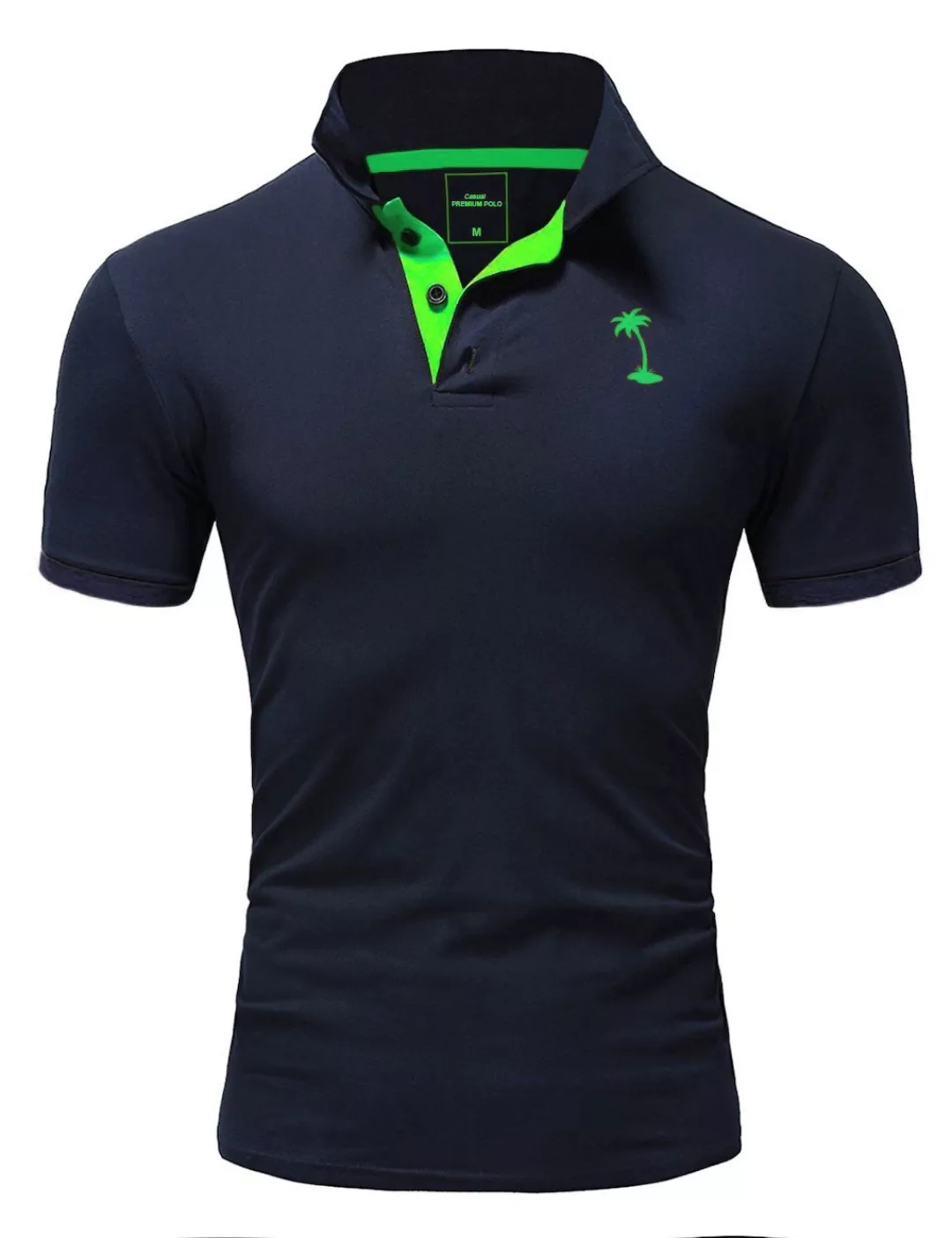 behype Poloshirt CAROY mit kontrastfarbener Stickerei günstig online kaufen