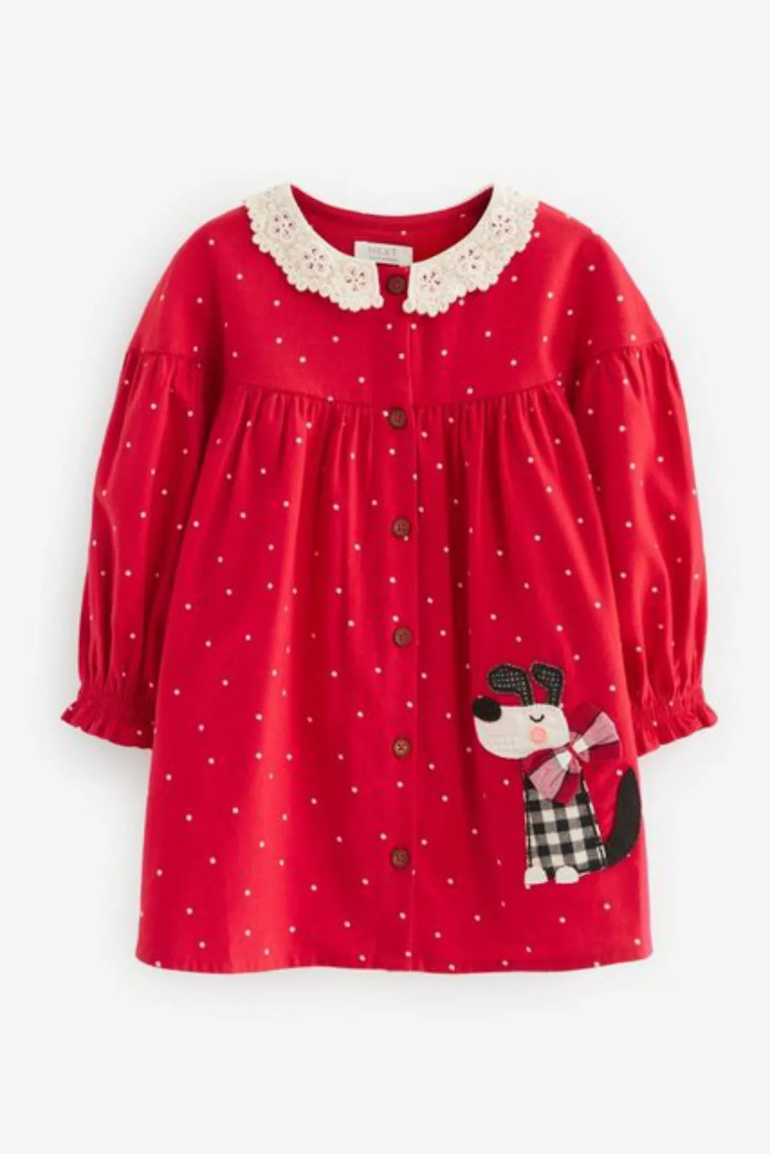 Next Blusenkleid Kleid mit Spitzenkragen (1-tlg) günstig online kaufen