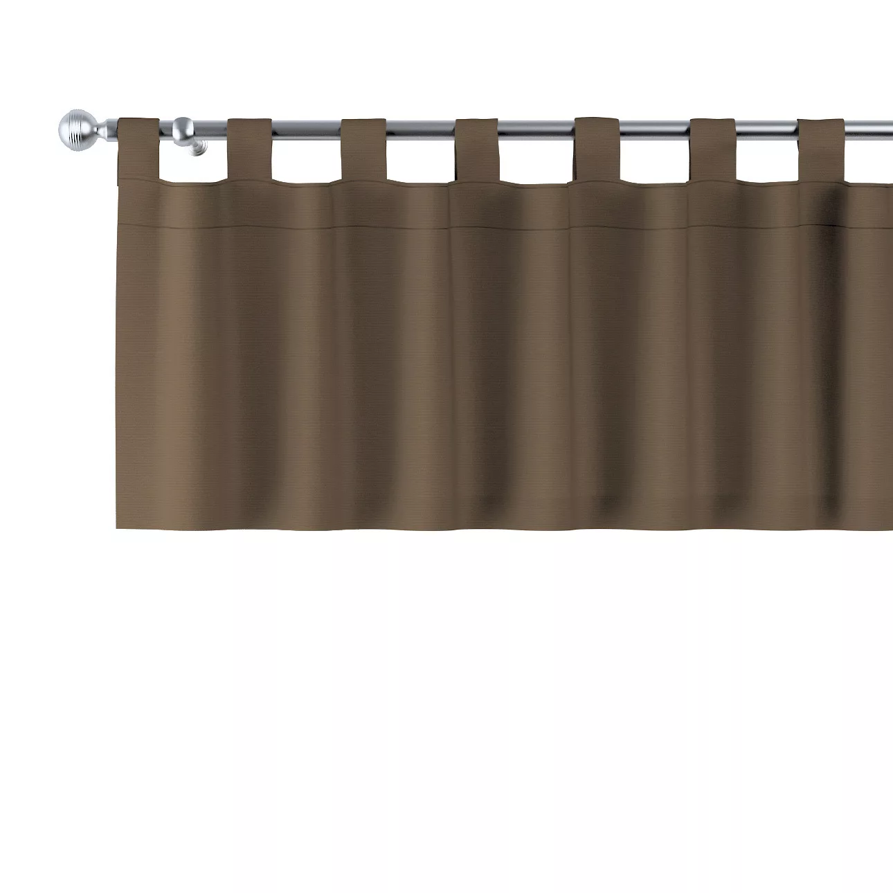 Kurzgardine mit Schlaufen, mocca, 260 x 40 cm, Cotton Panama (702-02) günstig online kaufen