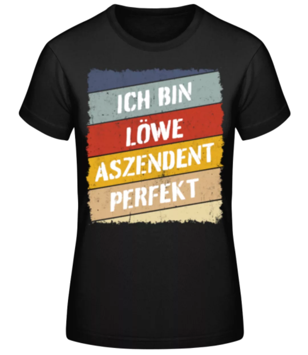 Löwe Aszendent Perfekt Retro Stil · Frauen Basic T-Shirt günstig online kaufen