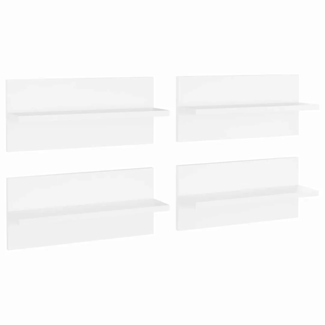 Wandregale 4 Stk. Weiß 40x11,5x18 Cm Spanplatte günstig online kaufen